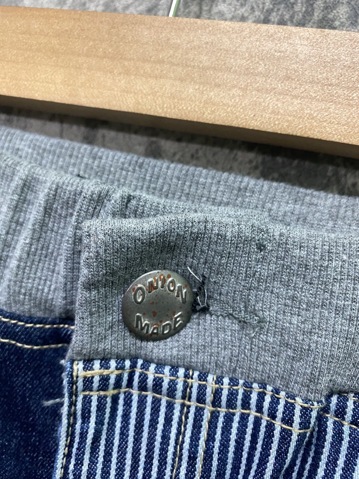 Japanese Brand MARINE LIME Hybrid Jean Jogger Drawstring Stacked Pants Size US 28 / EU 44 - 9 Thumbnail