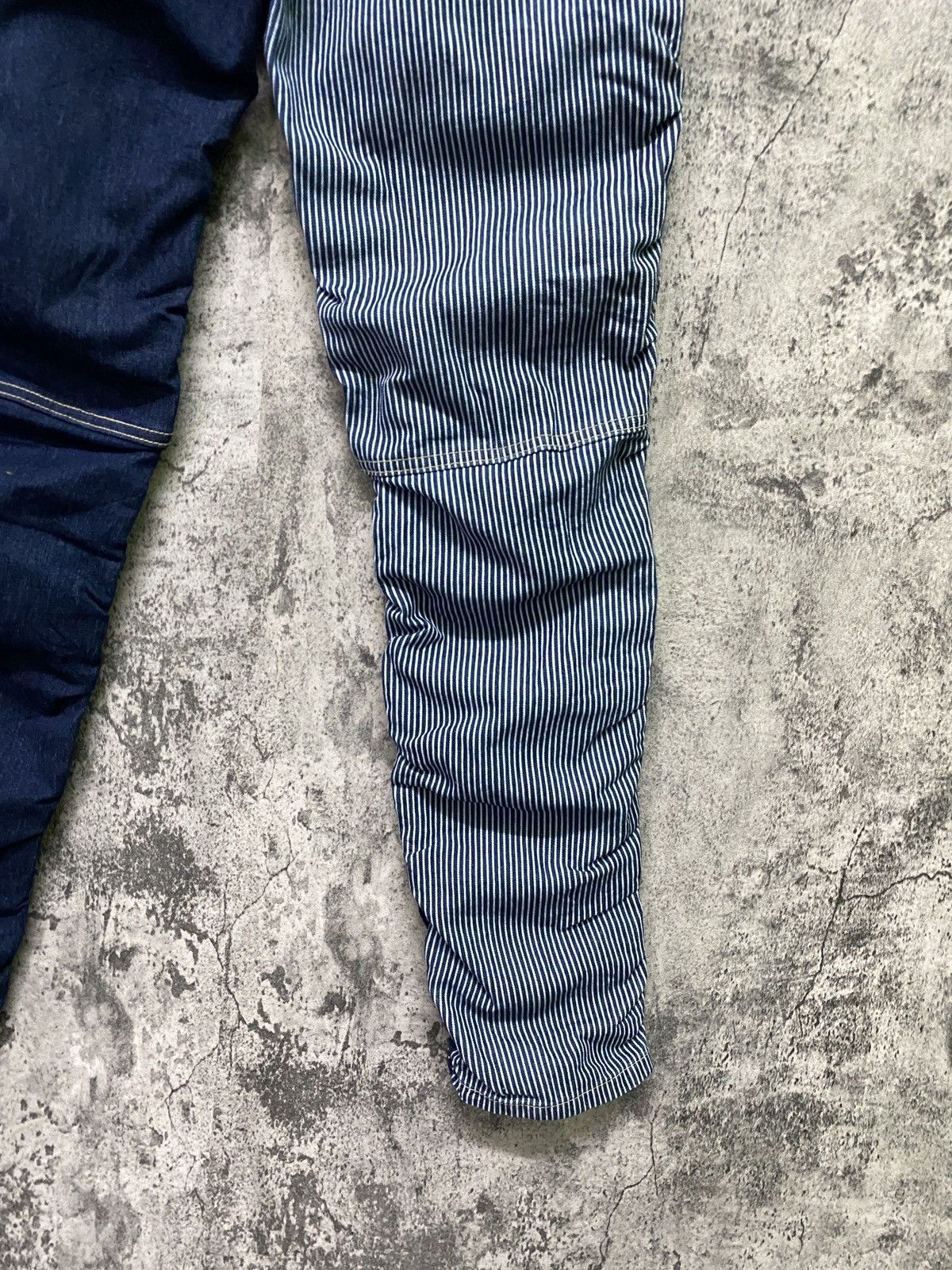 Japanese Brand MARINE LIME Hybrid Jean Jogger Drawstring Stacked Pants Size US 28 / EU 44 - 14 Thumbnail