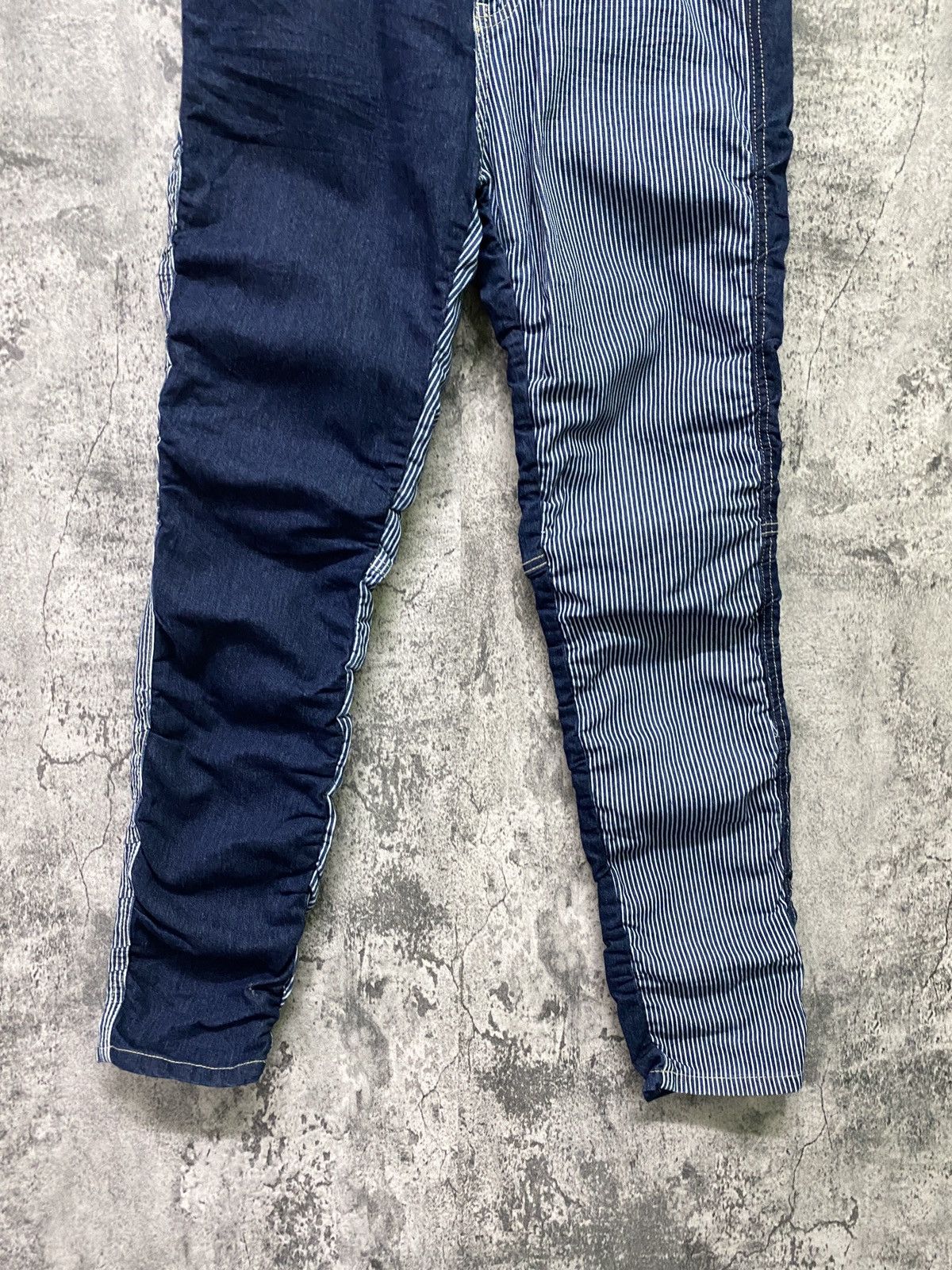 Japanese Brand MARINE LIME Hybrid Jean Jogger Drawstring Stacked Pants Size US 28 / EU 44 - 8 Thumbnail