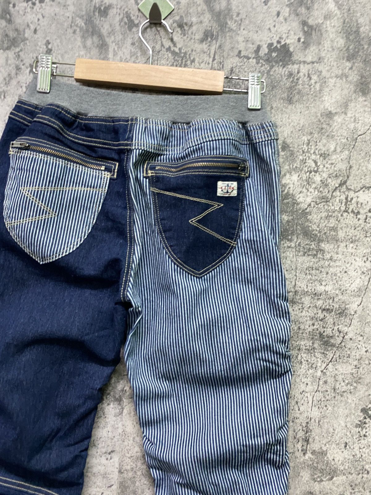 Japanese Brand MARINE LIME Hybrid Jean Jogger Drawstring Stacked Pants Size US 28 / EU 44 - 13 Thumbnail