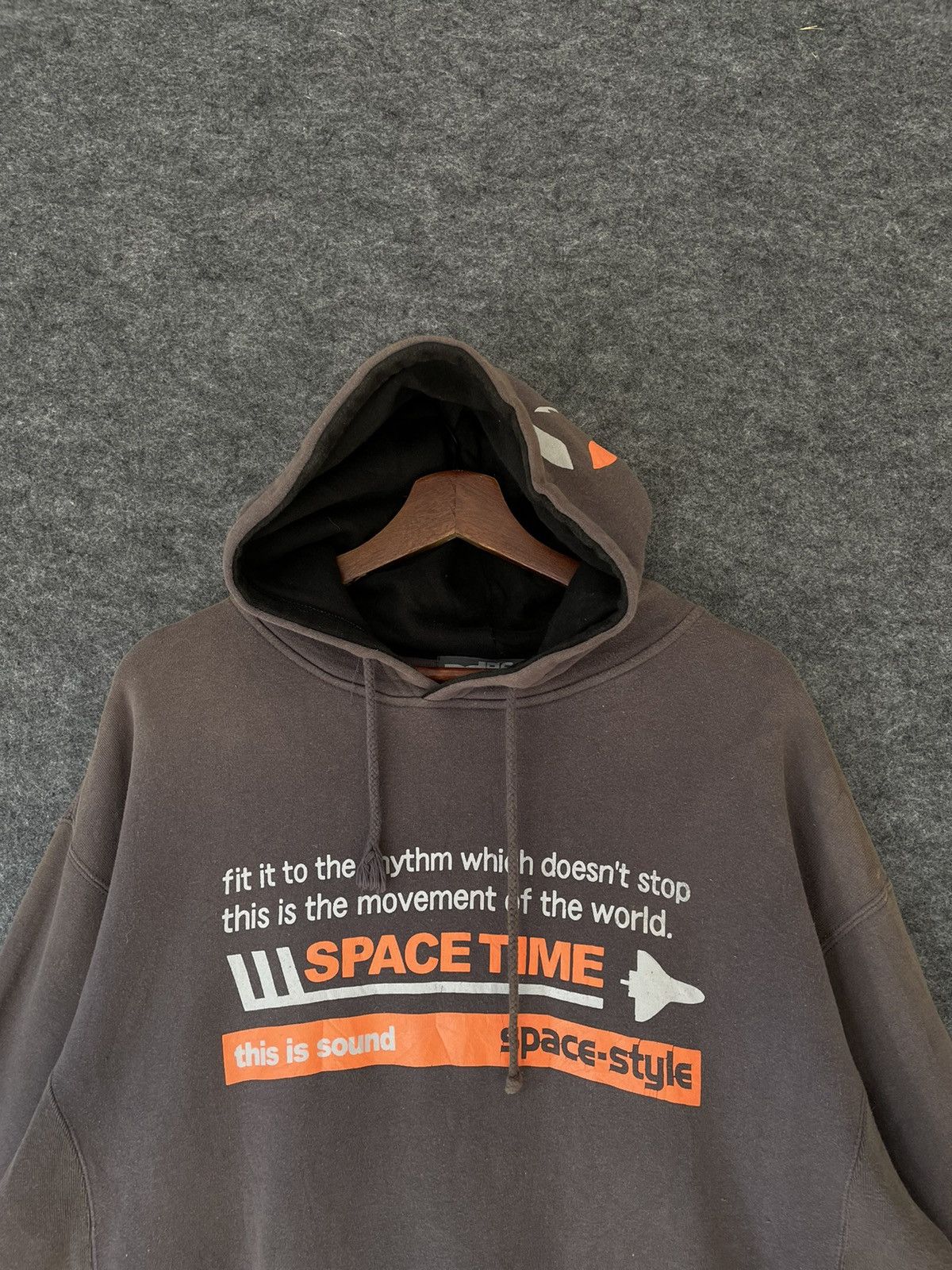 Japanese Brand PLEVO SPACE TIME HOODIE Size US M / EU 48-50 / 2 - 2 Thumbnail