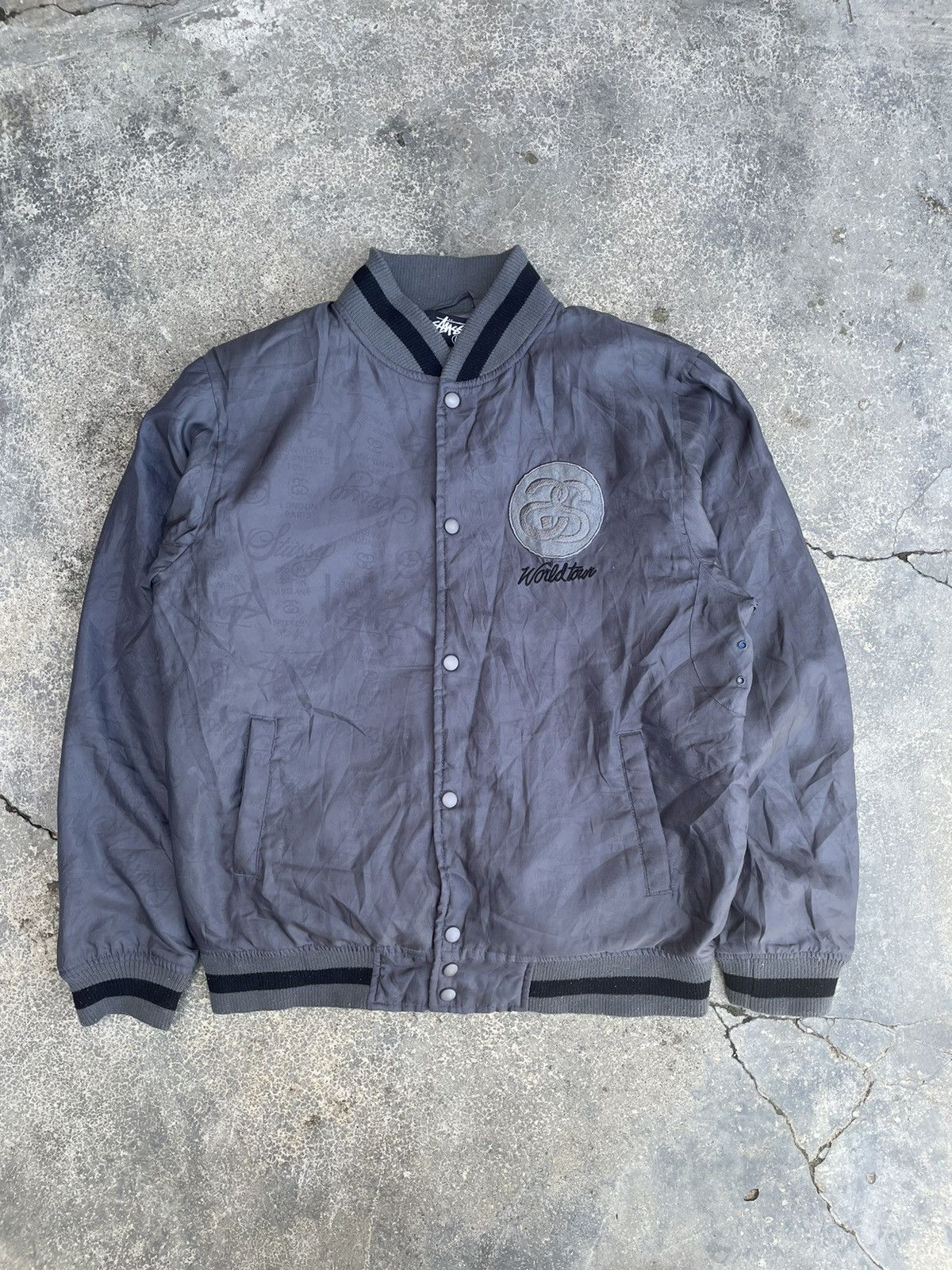 Stussy STUSSY WORLD TOUR OVERPRINTED JACKET Size US L / EU 52-54 / 3 - 1 Thumbnail