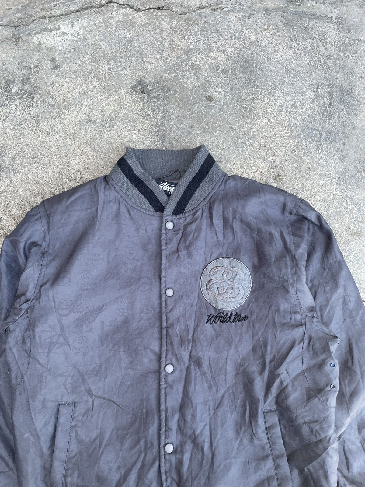 Stussy STUSSY WORLD TOUR OVERPRINTED JACKET Size US L / EU 52-54 / 3 - 2 Thumbnail