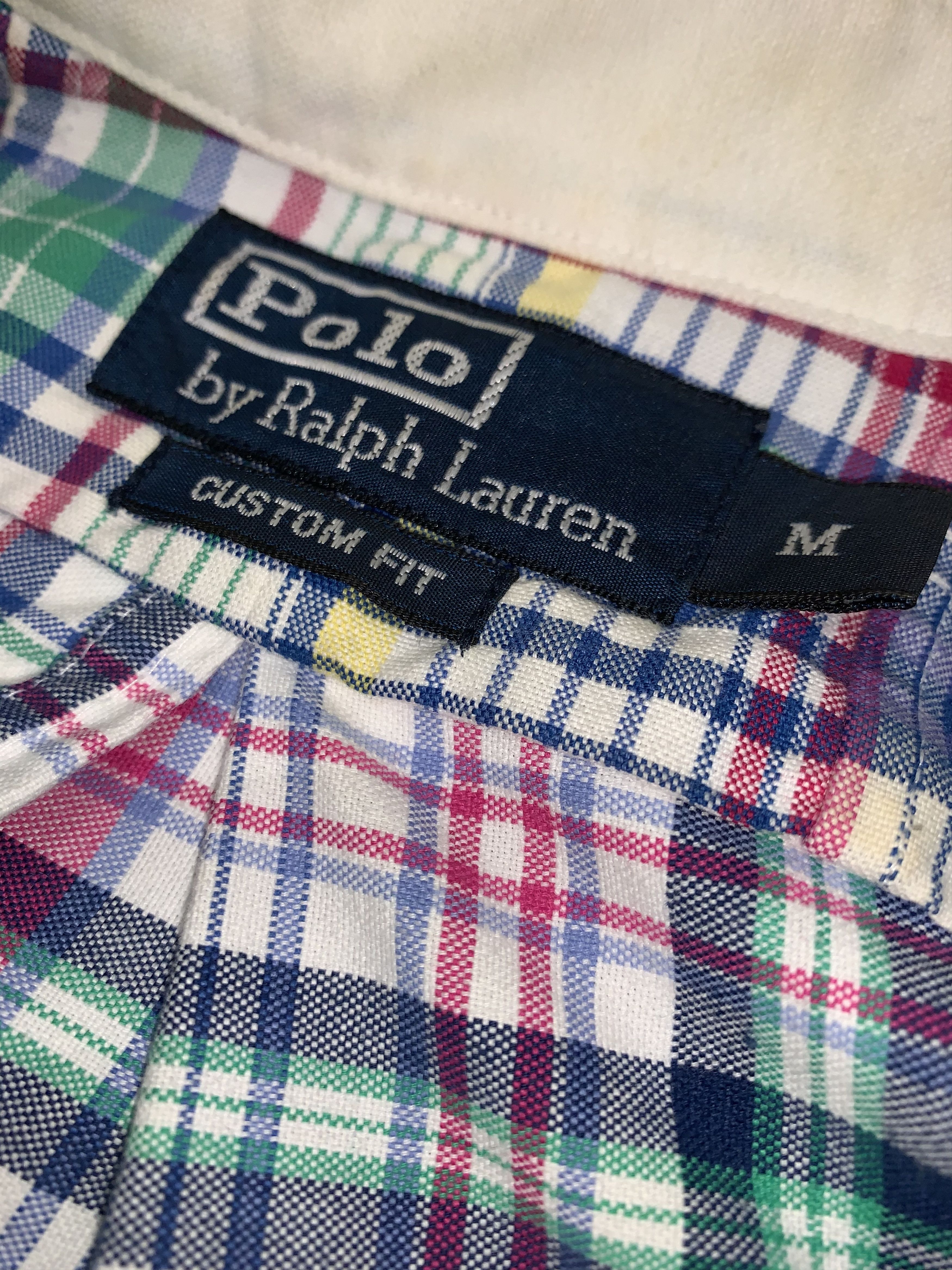 Polo Ralph Lauren × Ralph Lauren Vintage Polo Patchwork Checkered Flannel Shirt Size US M / EU 48-50 / 2 - 11 Thumbnail