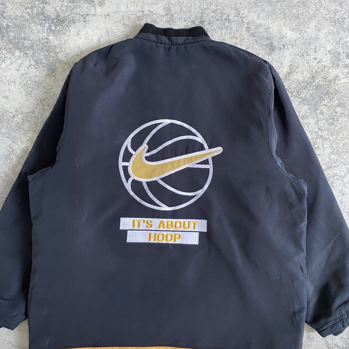Nike Vintage 90’s Nike It's About Hoop Zipper Parka Jacket Size US L / EU 52-54 / 3 - 4 Thumbnail