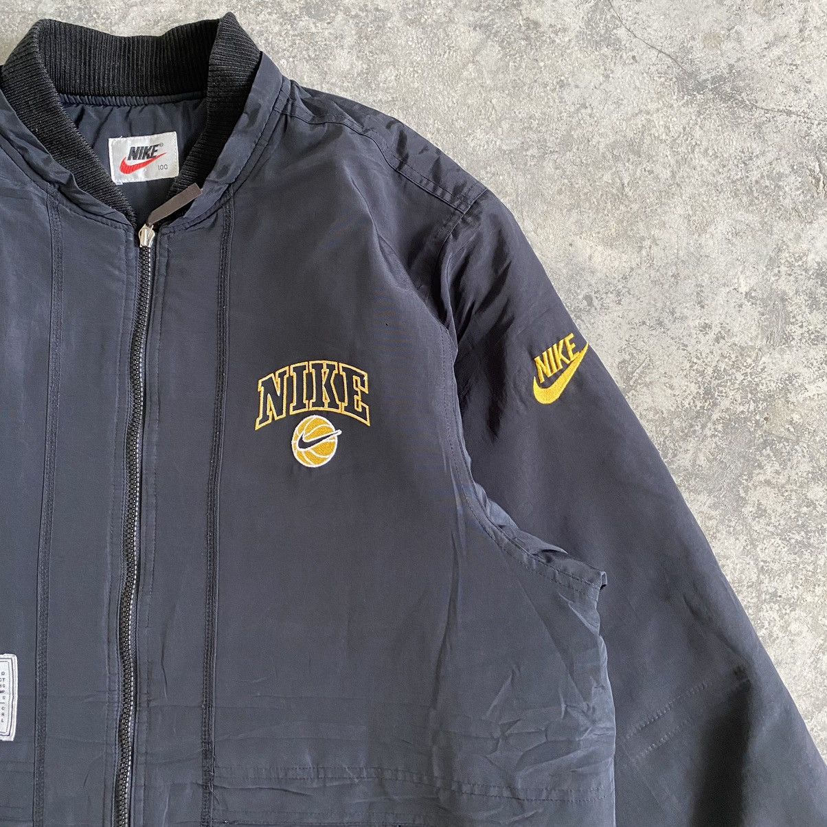 Nike Vintage 90’s Nike It's About Hoop Zipper Parka Jacket Size US L / EU 52-54 / 3 - 17 Thumbnail