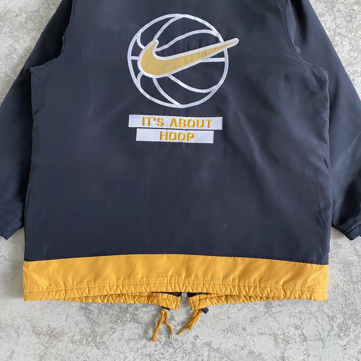 Nike Vintage 90’s Nike It's About Hoop Zipper Parka Jacket Size US L / EU 52-54 / 3 - 6 Thumbnail