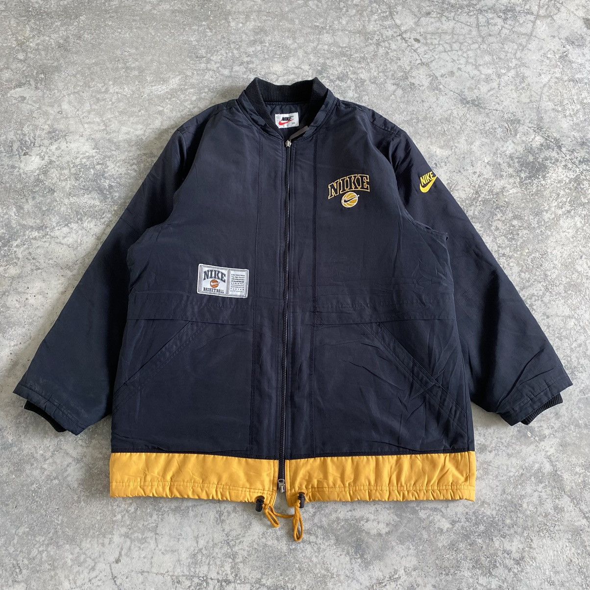 Nike Vintage 90’s Nike It's About Hoop Zipper Parka Jacket Size US L / EU 52-54 / 3 - 13 Thumbnail