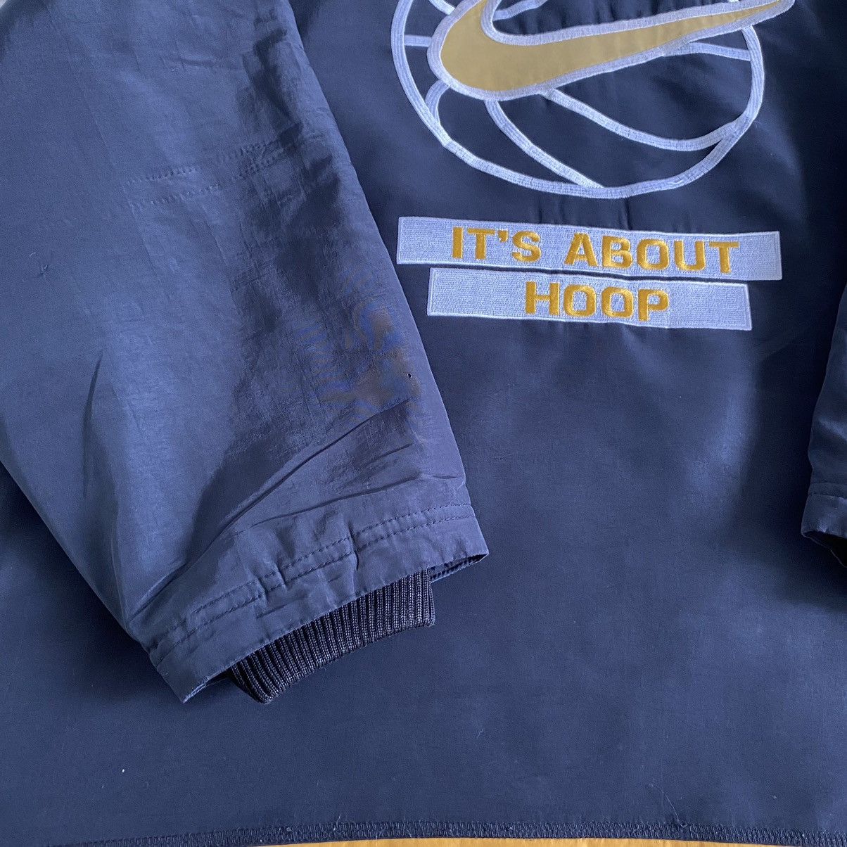 Nike Vintage 90’s Nike It's About Hoop Zipper Parka Jacket Size US L / EU 52-54 / 3 - 11 Thumbnail