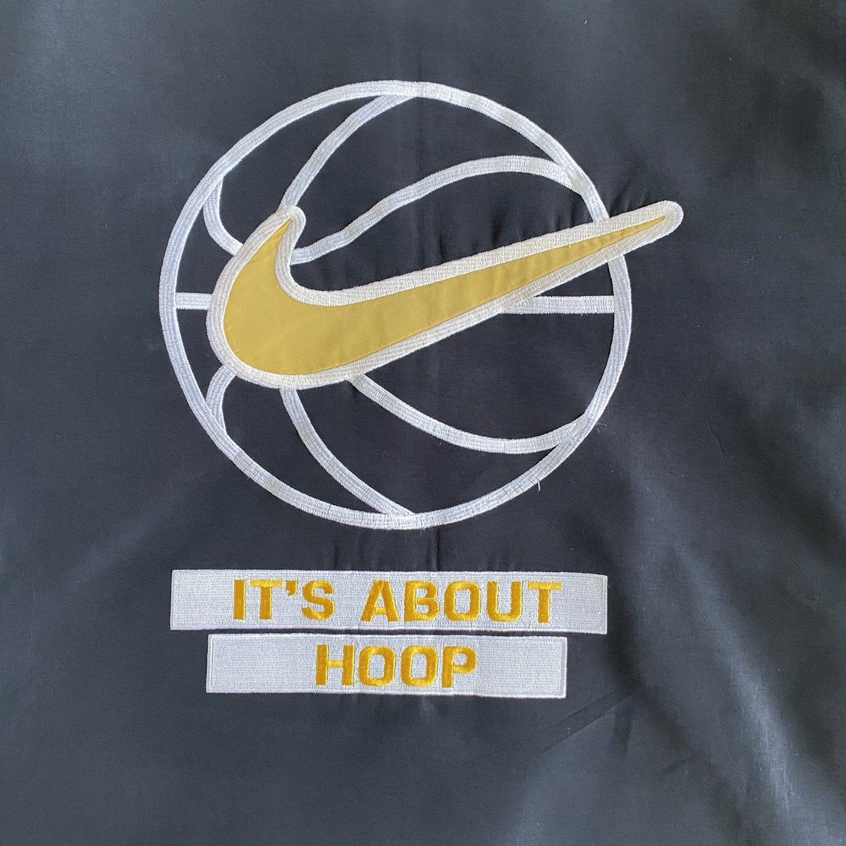 Nike Vintage 90’s Nike It's About Hoop Zipper Parka Jacket Size US L / EU 52-54 / 3 - 5 Thumbnail