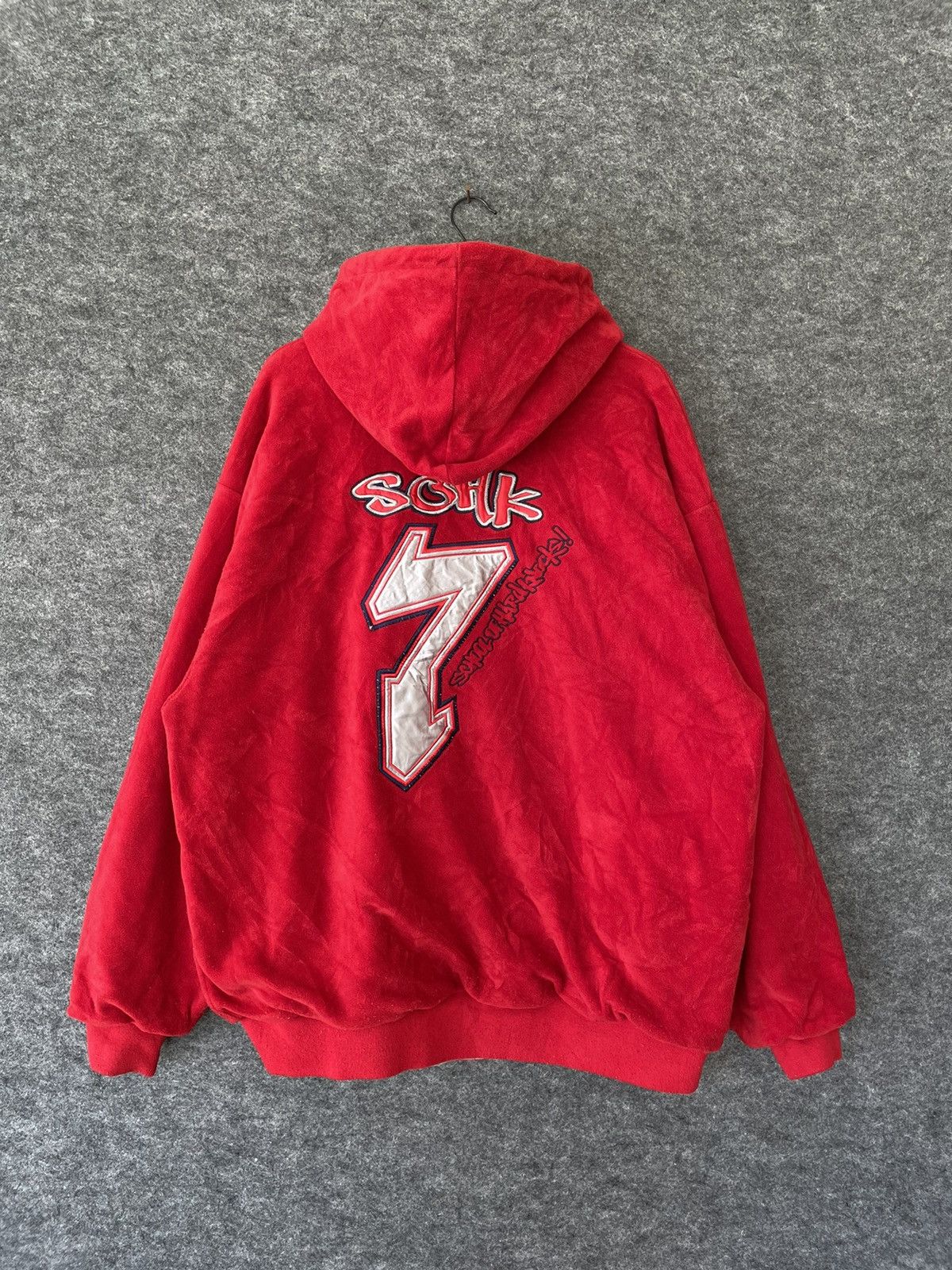 Vintage Y2K SCHOOL OF HARD KNOCKS REVERSIBLE HOODIE Size US XXL / EU 58 / 5 - 9 Thumbnail