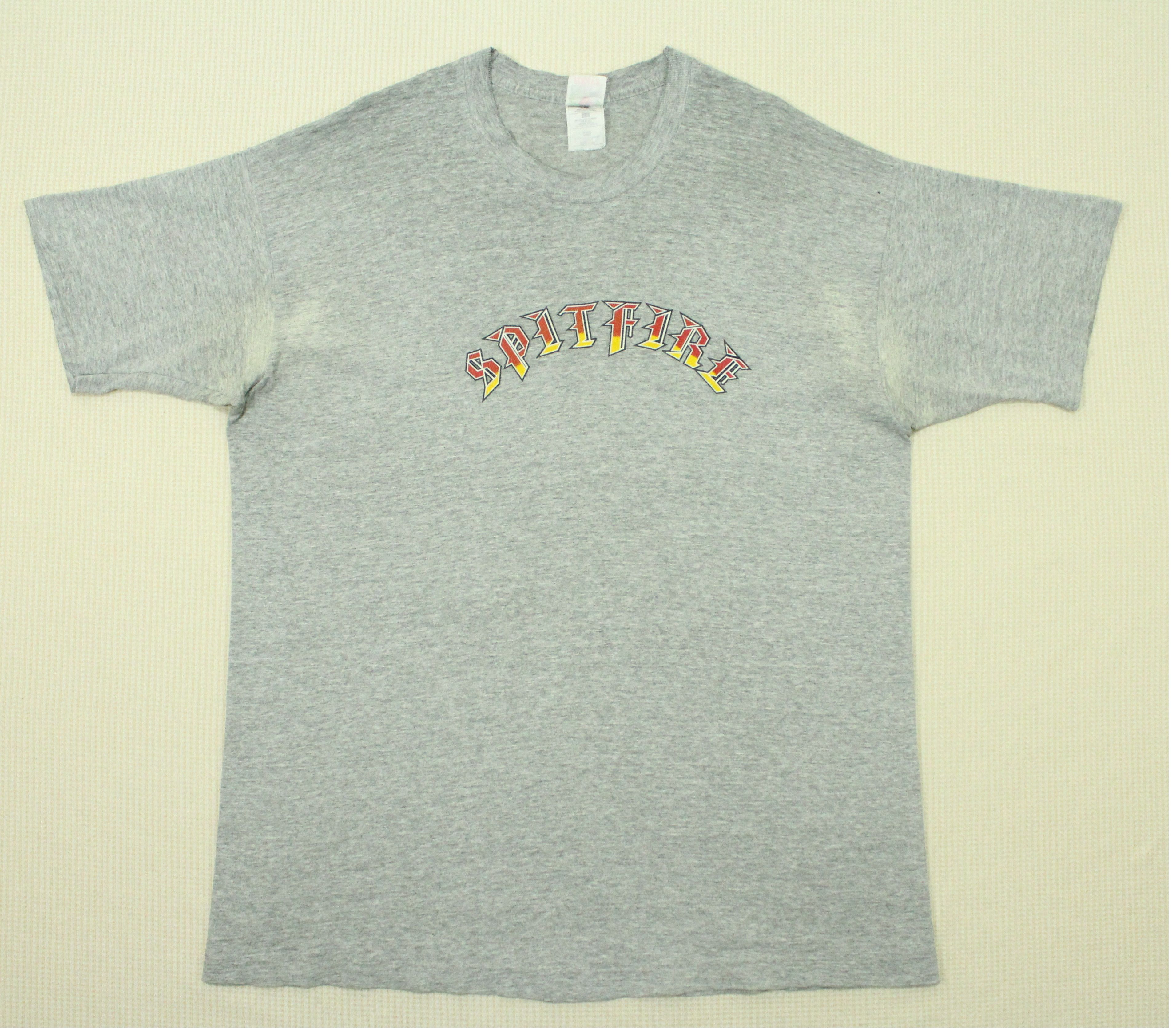 Fruit Of The Loom × Spitfire × Vintage Vintage SPITFIRE T Shirt x ANDY ROY Single stitch Distressed Size US XL / EU 56 / 4 - 4 Thumbnail