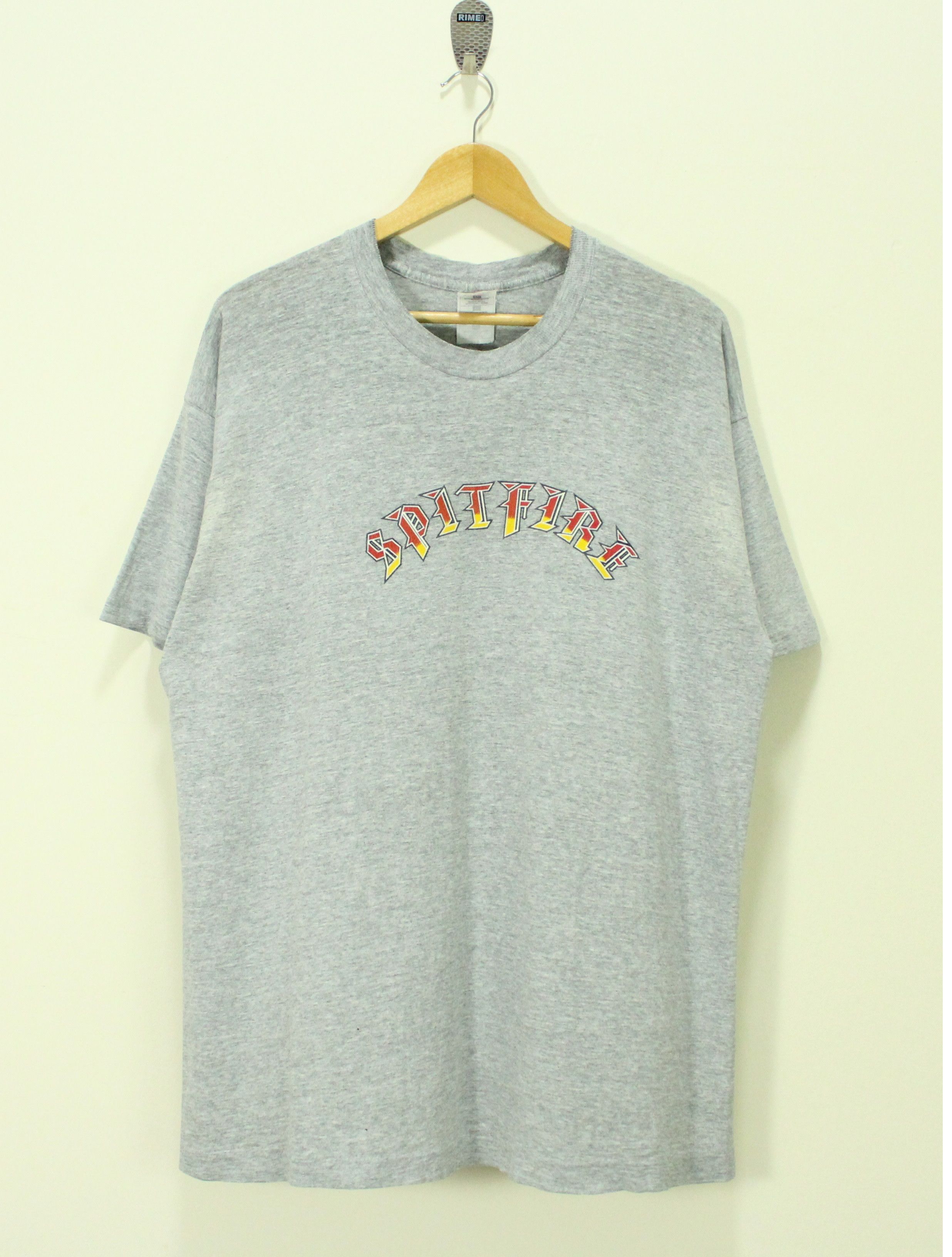 Fruit Of The Loom × Spitfire × Vintage Vintage SPITFIRE T Shirt x ANDY ROY Single stitch Distressed Size US XL / EU 56 / 4 - 3 Thumbnail