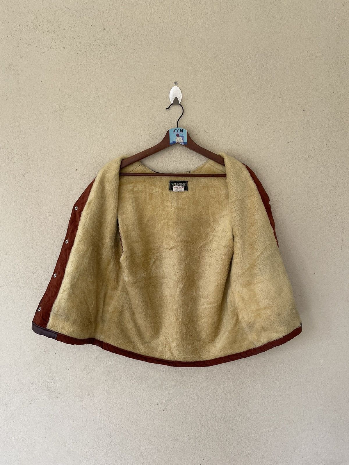Japanese Brand × Vintage VINTAGE ALIANTAS SHEARLING VEST Size US L / EU 52-54 / 3 - 7 Thumbnail
