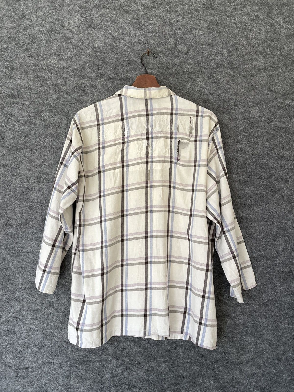 Issey Miyake VINTAGE DISSTRESSED ISSEY MIYAKE IM PRODUCT SHIRTS Size US L / EU 52-54 / 3 - 3 Thumbnail