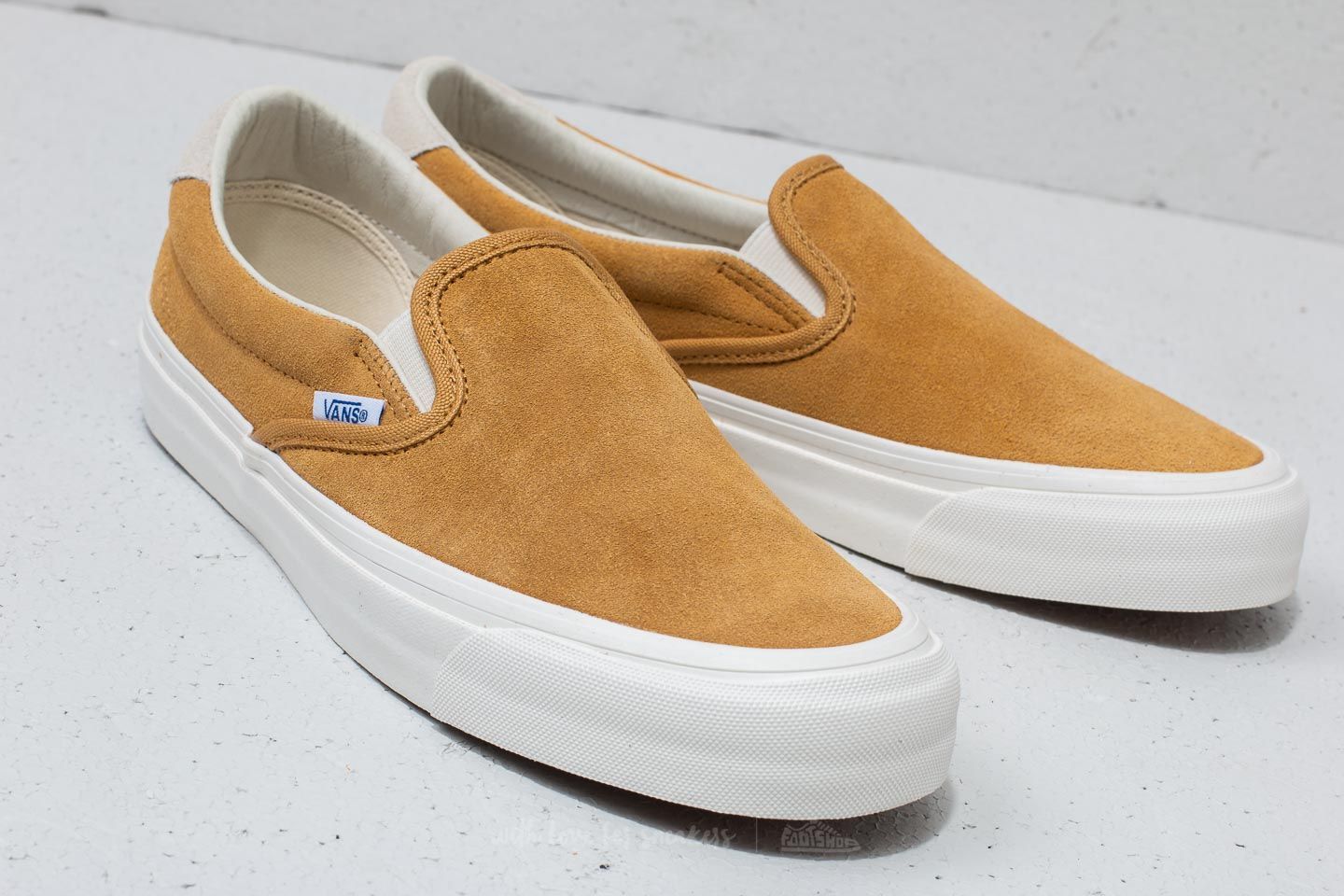 Vans slip shop on mustard