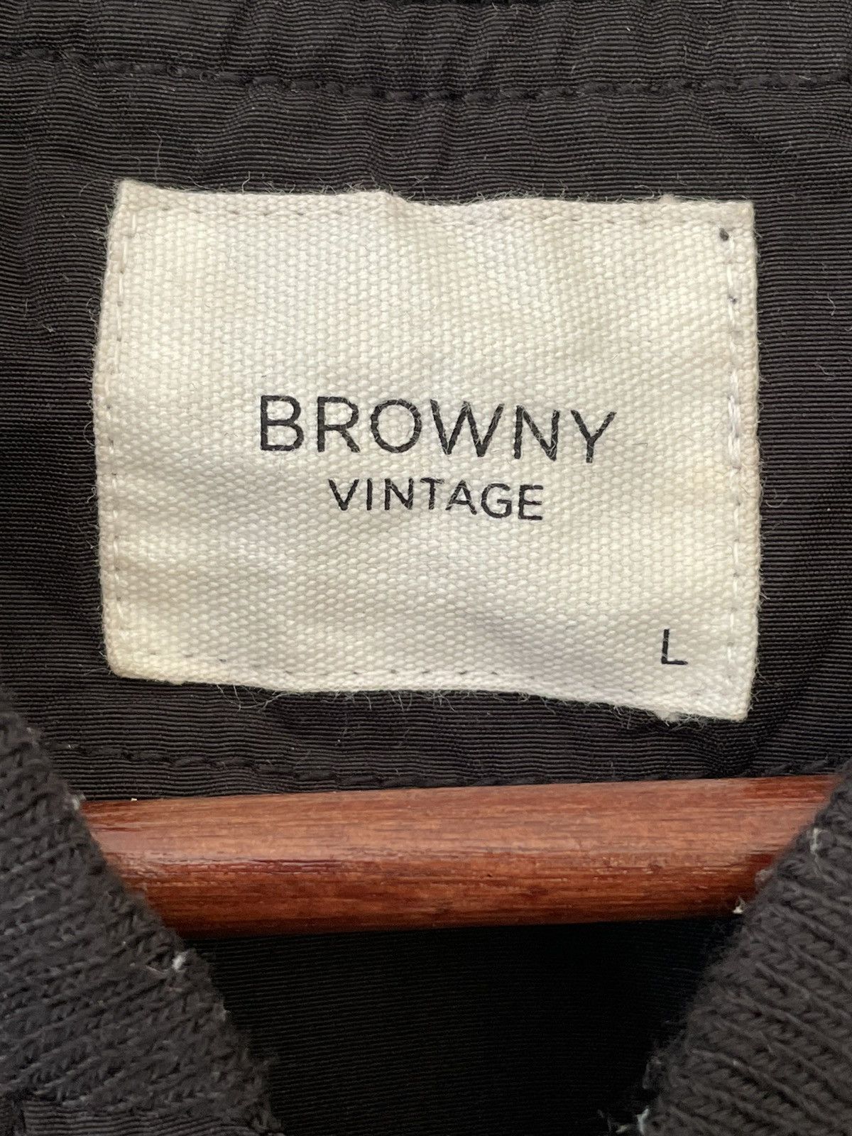 Japanese Brand BROWNY VINTAGE BLACK BOMBERS Size US L / EU 52-54 / 3 - 8 Thumbnail