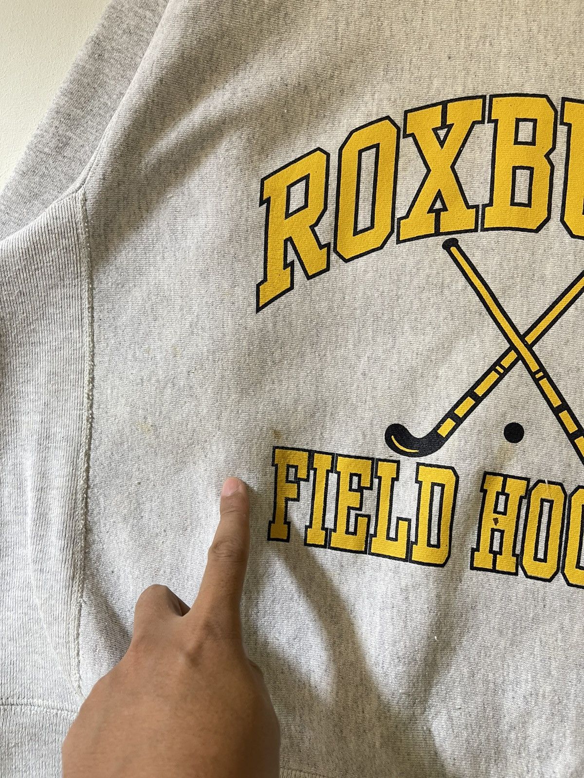 Vintage vintage 90s Roxbury Hockey Field sweatshirt Size US L / EU 52-54 / 3 - 7 Thumbnail