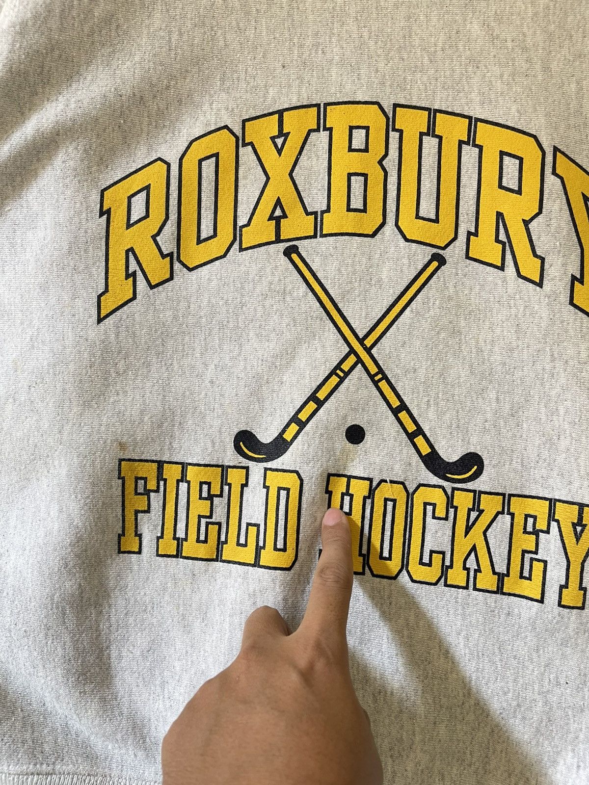 Vintage vintage 90s Roxbury Hockey Field sweatshirt Size US L / EU 52-54 / 3 - 6 Thumbnail