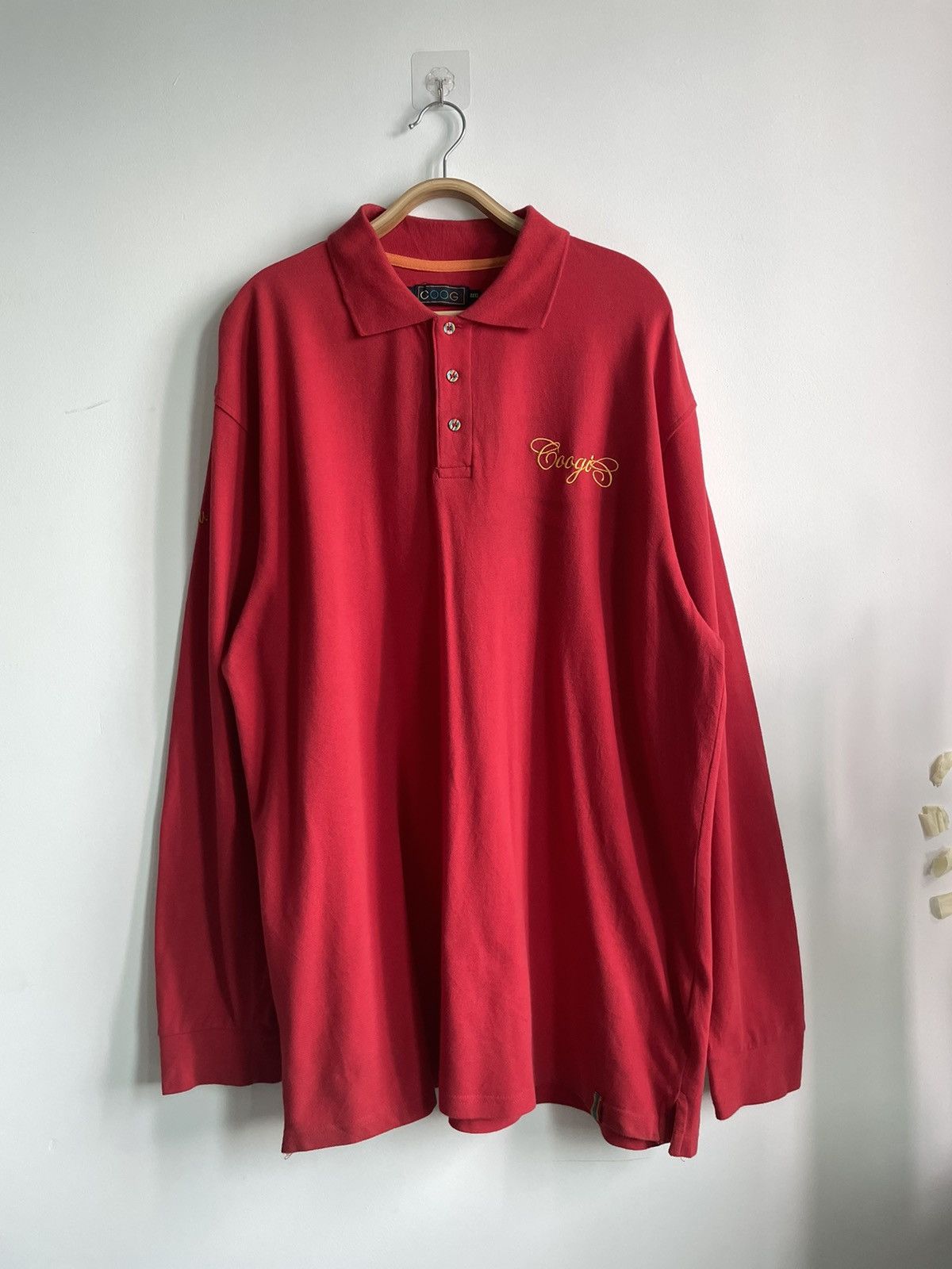 Coogi COOGI LONG SLEEVE RED SHIRT XXXL Size US XXL / EU 58 / 5 - 1 Thumbnail