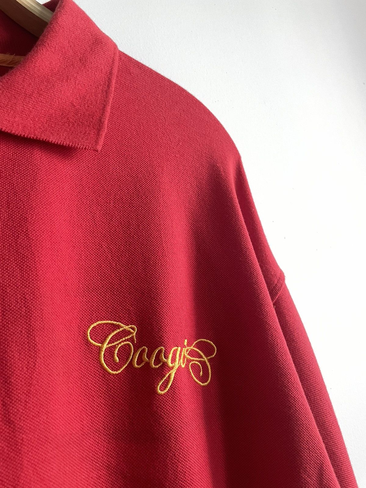 Coogi COOGI LONG SLEEVE RED SHIRT XXXL Size US XXL / EU 58 / 5 - 5 Thumbnail