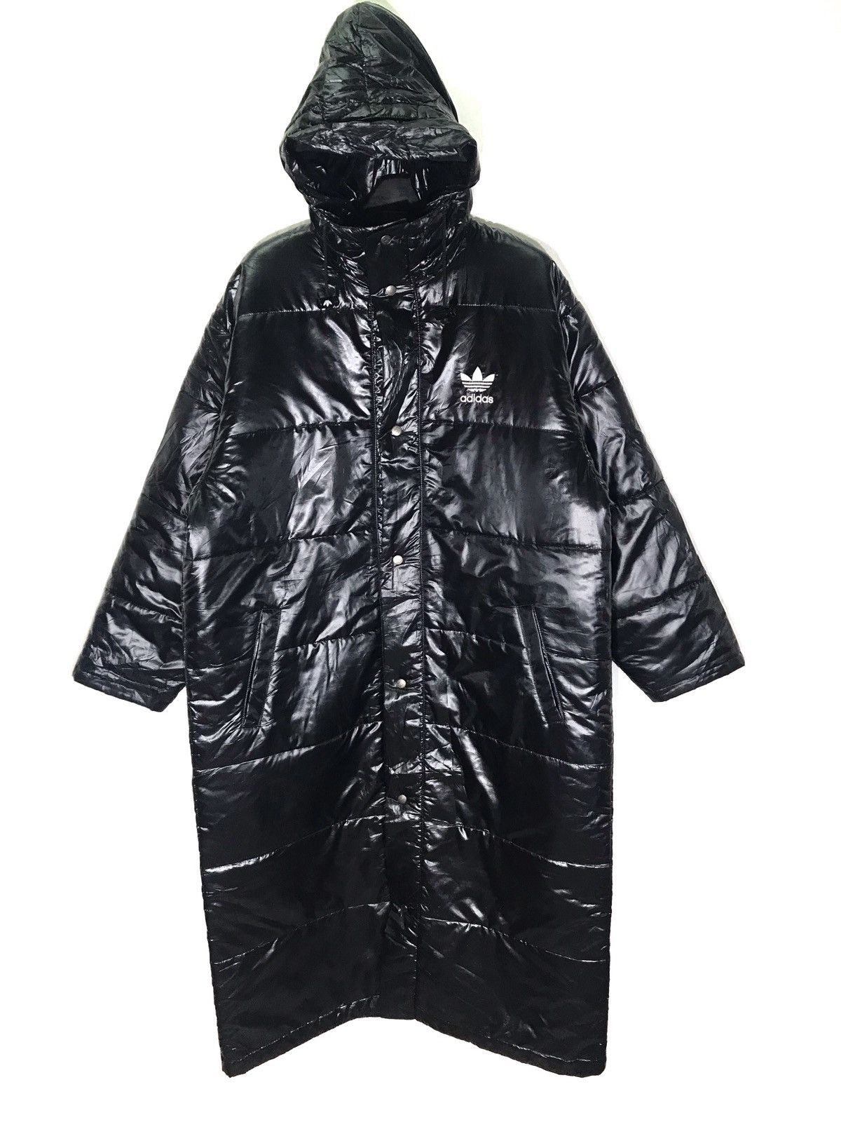 Adidas Trefoil Puffer Hooded Long Jacket