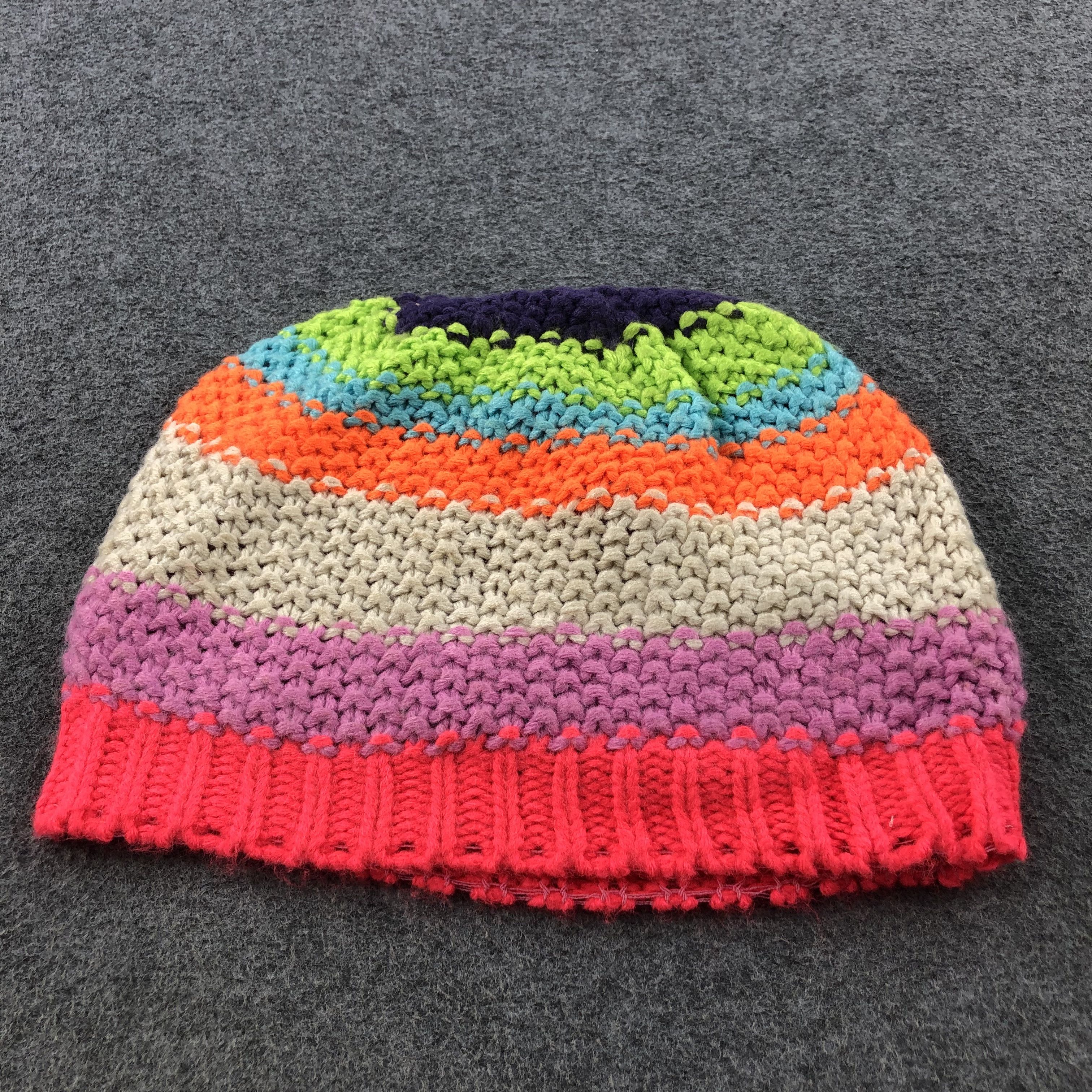 Gap GAP Colorful Knit Beanie Snowcap Snow Hat B59 Size ONE SIZE - 2 Thumbnail