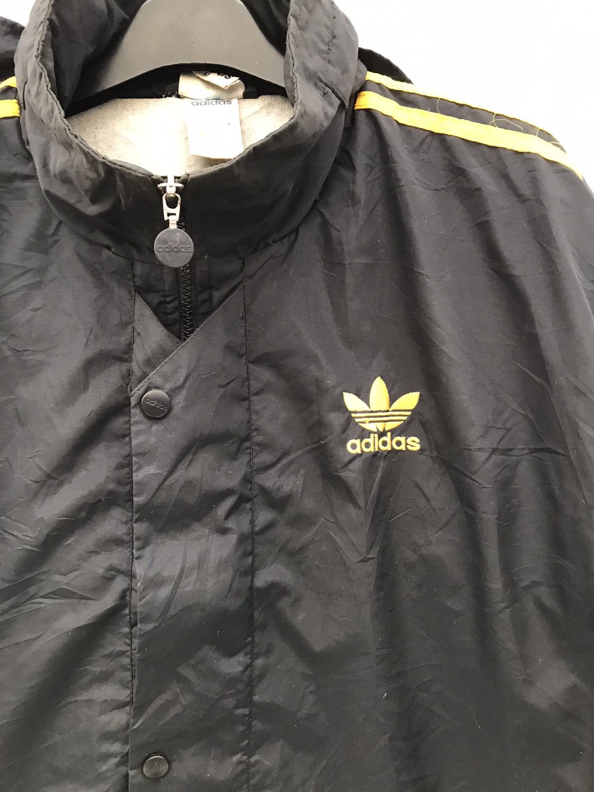 Adidas × Vintage Vintage Adidas Trefoil Big Logo Embroidered Jackets Size US M / EU 48-50 / 2 - 5 Thumbnail