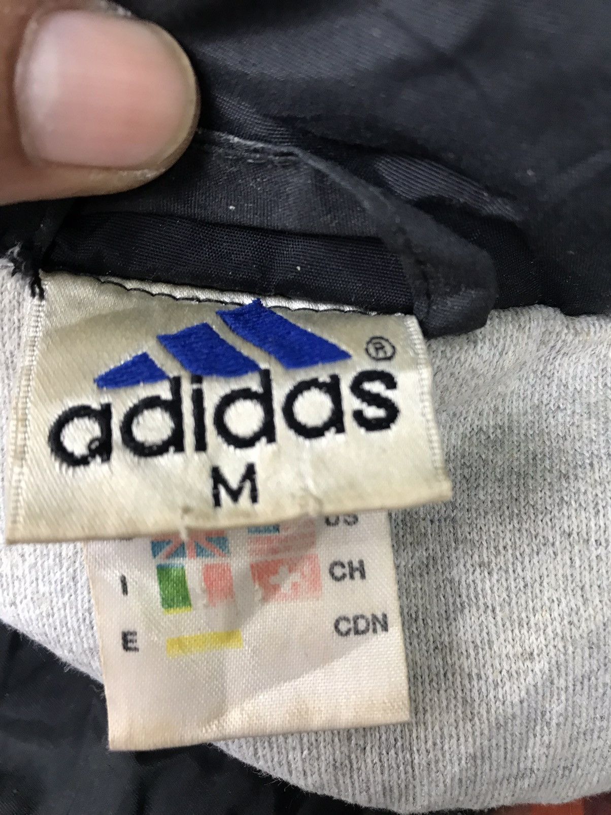 Adidas × Vintage Vintage Adidas Trefoil Big Logo Embroidered Jackets Size US M / EU 48-50 / 2 - 10 Thumbnail