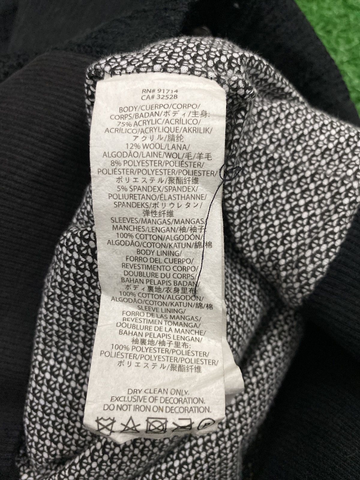 Armani Exchange ARMANI EXCHANCE KNITWEAR VARSITY JACKET Size US XS / EU 42 / 0 - 12 Thumbnail