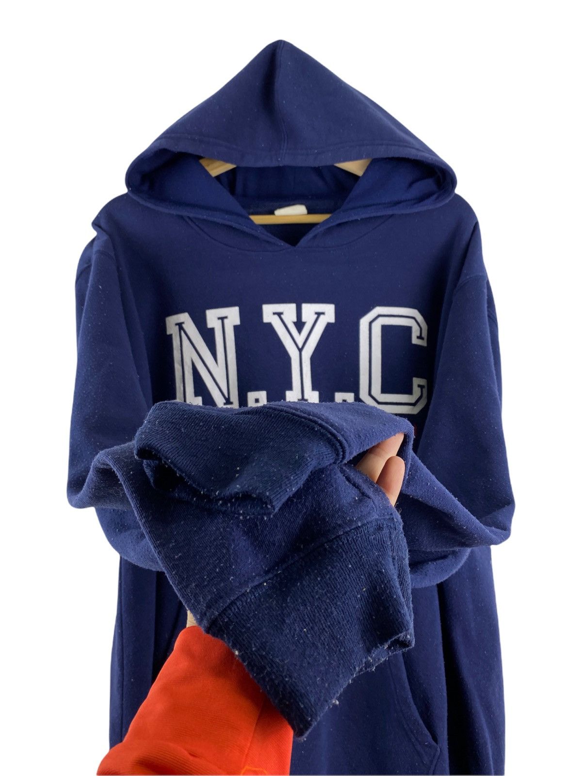 Vintage Vintage New york city hoodies Size US XL / EU 56 / 4 - 4 Thumbnail