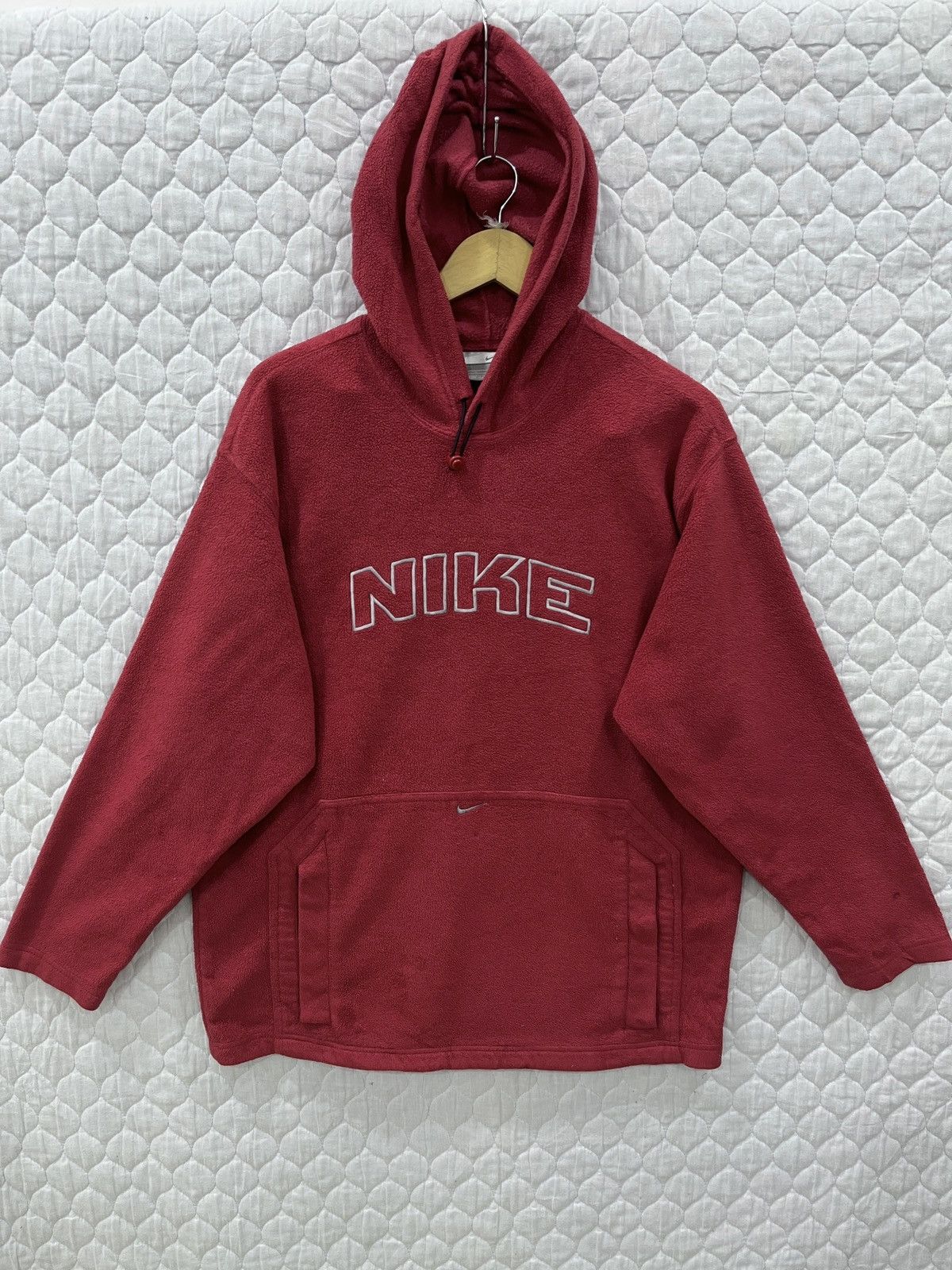 image of (Gggg)Steals VTG Nike Pullover Hoodie Fleece Jacket, Men's (Size Medium)