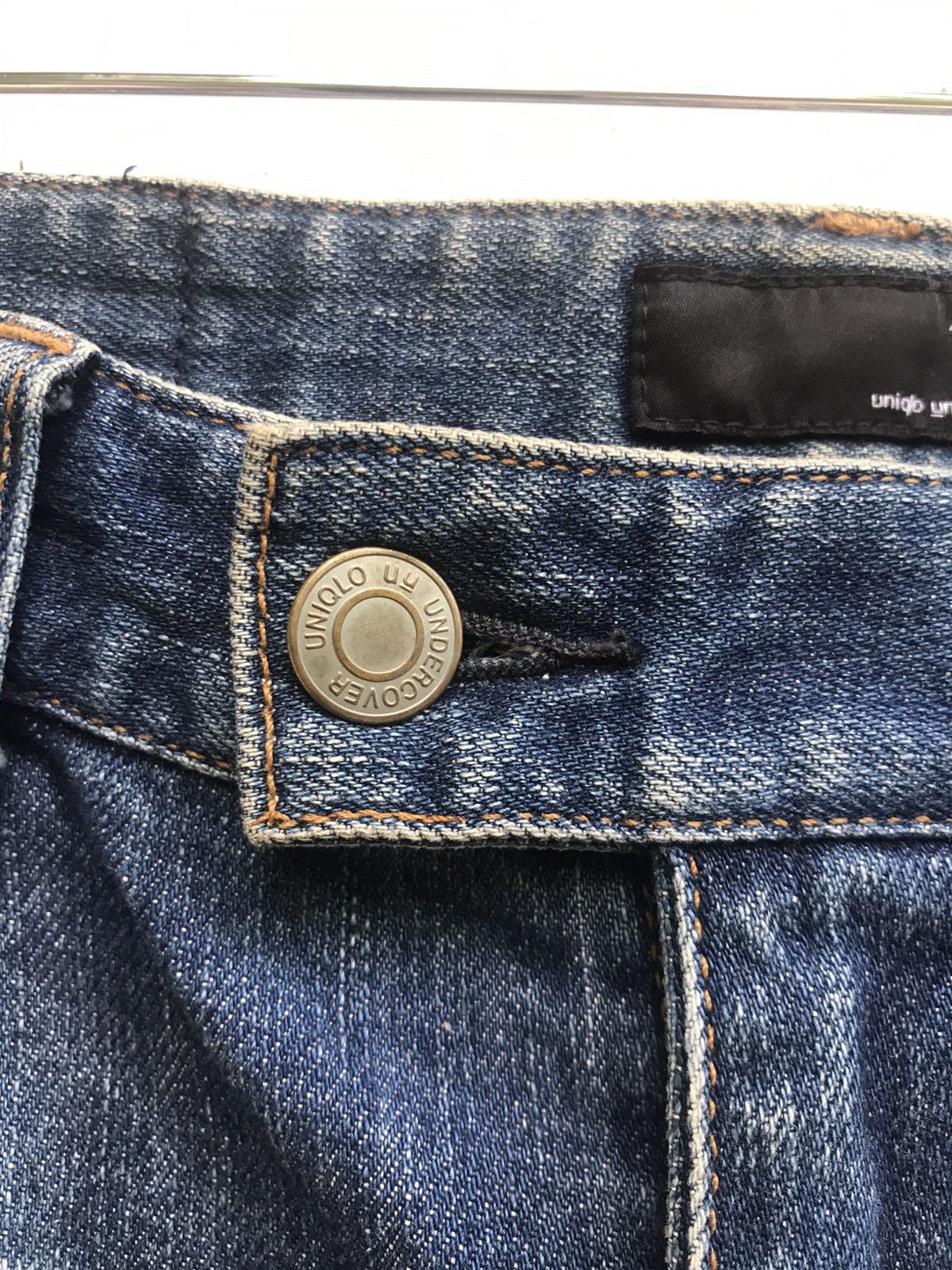 Undercover × Uniqlo Zipped Pocket Washed Indigo Denim Size US 30 / EU 46 - 7 Thumbnail