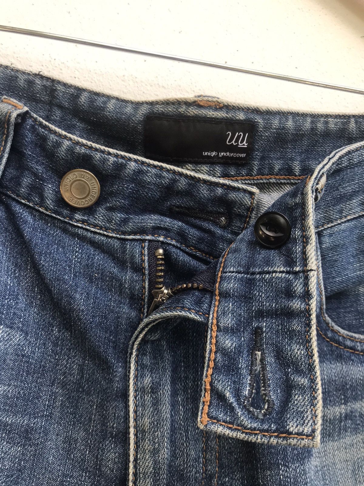 Undercover × Uniqlo Zipped Pocket Washed Indigo Denim Size US 30 / EU 46 - 13 Thumbnail