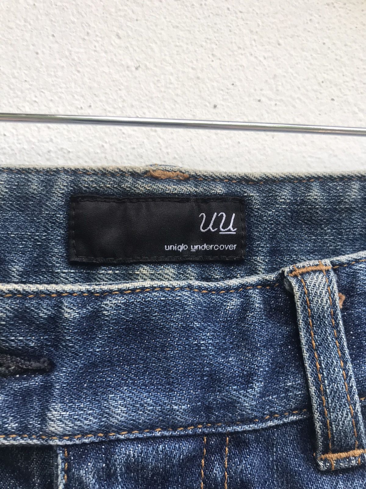 Undercover × Uniqlo Zipped Pocket Washed Indigo Denim Size US 30 / EU 46 - 5 Thumbnail
