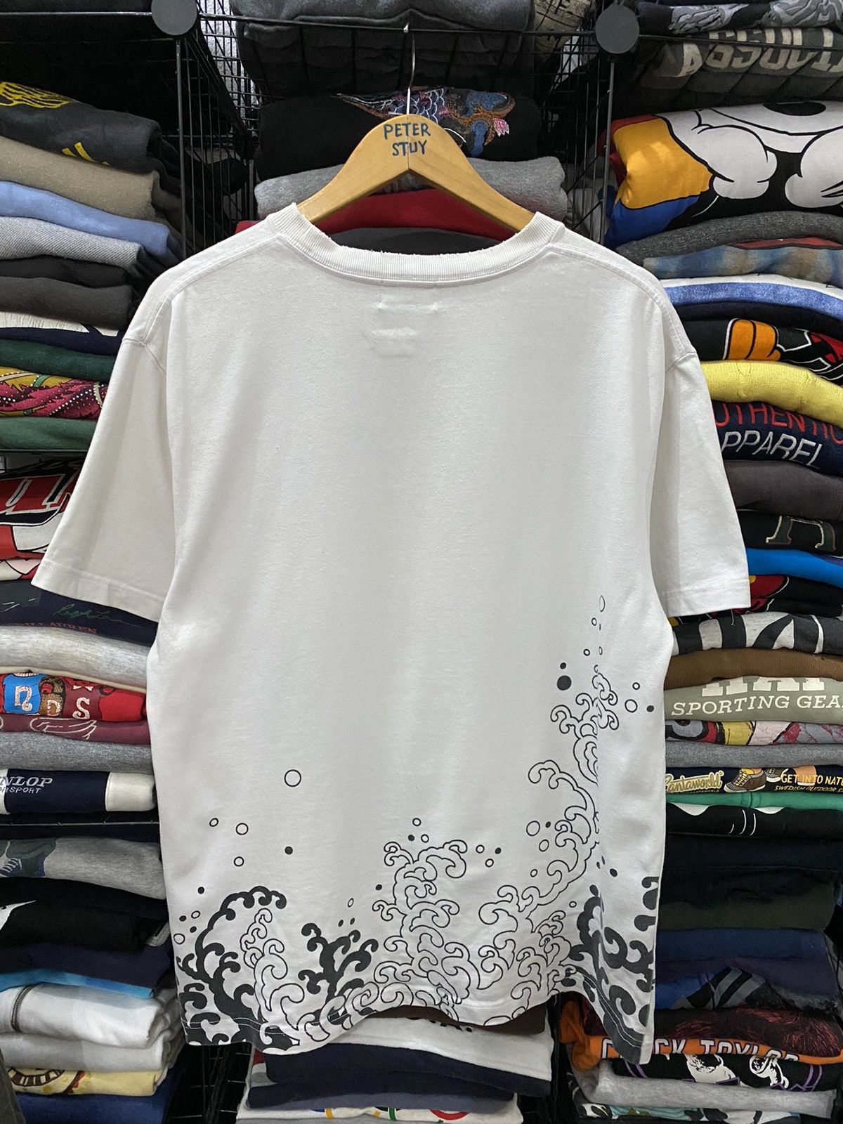 Vintage VINTAGE JAPANESSE DOMESTIC EMBROIDERY FISH T-SHIRT Size US XL / EU 56 / 4 - 4 Thumbnail