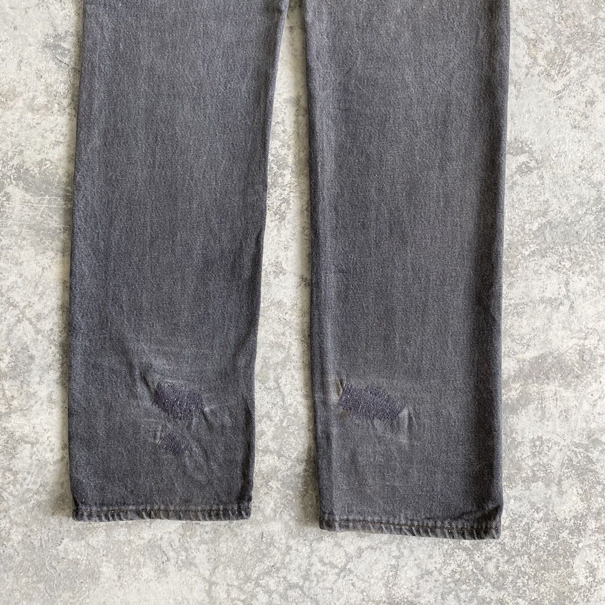 Levi's Size 32x33 Vintage Late 80's Levi's 501 Ash Grey Denim Jeans Size US 32 / EU 48 - 14 Thumbnail