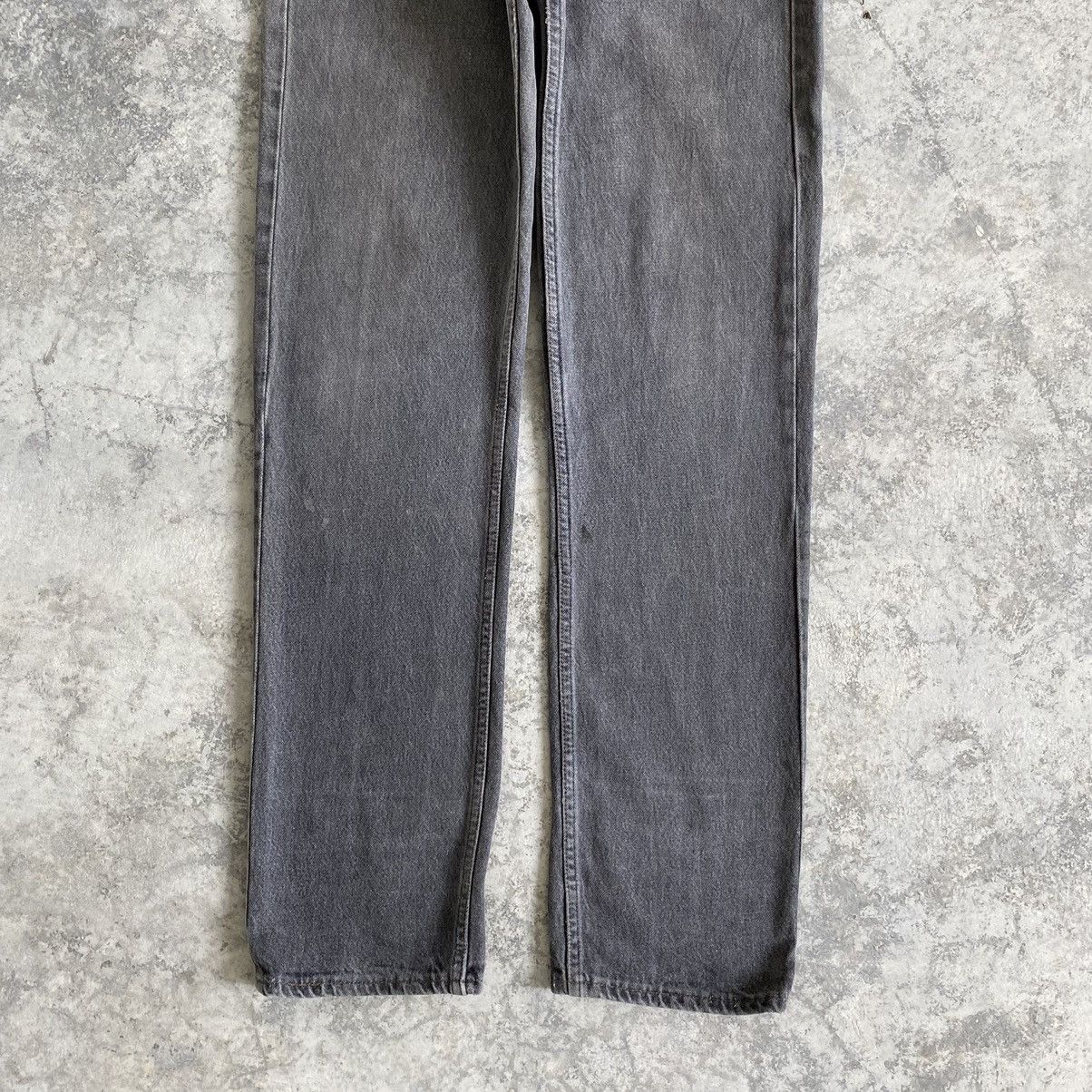 Levi's Size 32x33 Vintage Late 80's Levi's 501 Ash Grey Denim Jeans Size US 32 / EU 48 - 4 Thumbnail