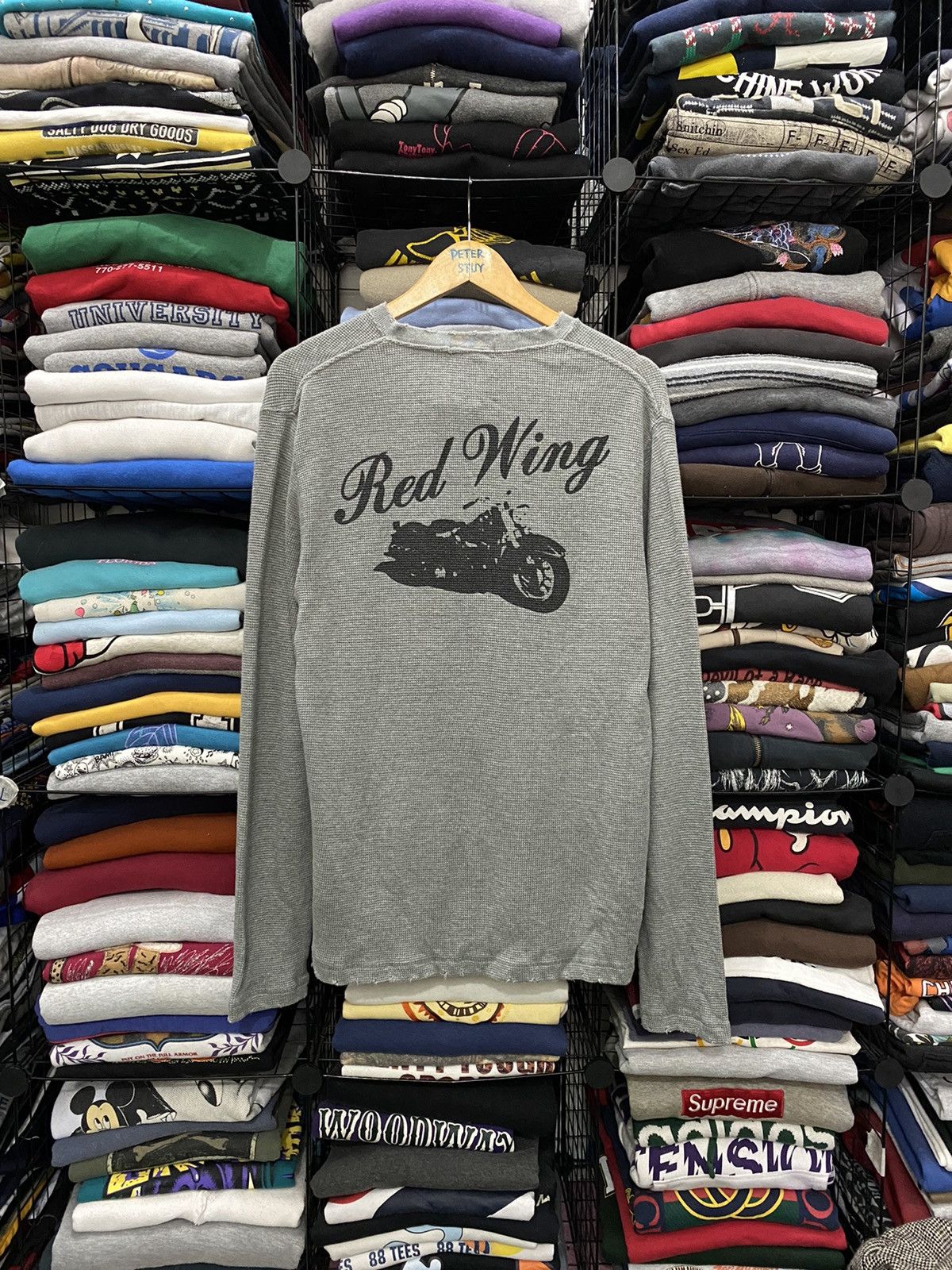 Red Wing 🔥NEW🔥RED WING BIKER DISTRESS SHIRT Size US L / EU 52-54 / 3 - 1 Thumbnail