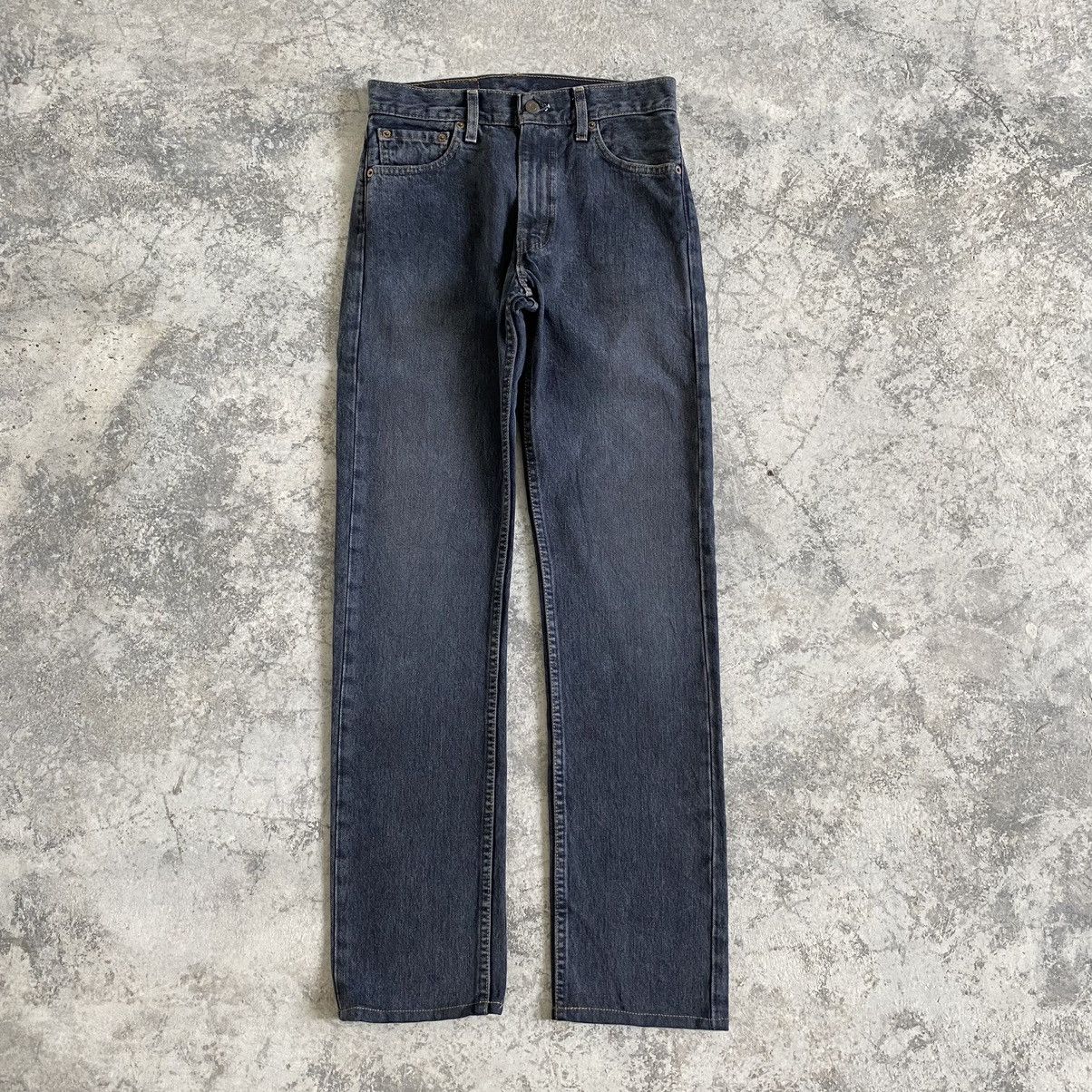 Levi's Vintage 2000’s Levi's 505 Faded Black Denim Jeans Size US 28 / EU 44 - 1 Thumbnail