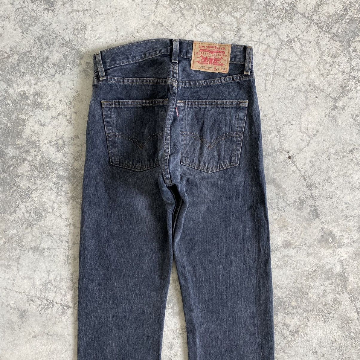 Levi's Vintage 2000’s Levi's 505 Faded Black Denim Jeans Size US 28 / EU 44 - 11 Thumbnail