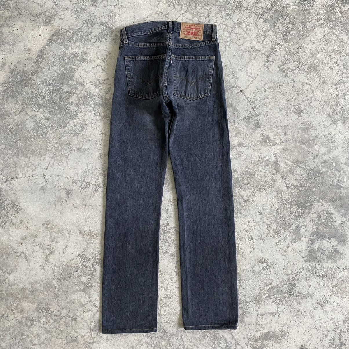 Levi's Vintage 2000’s Levi's 505 Faded Black Denim Jeans Size US 28 / EU 44 - 10 Thumbnail