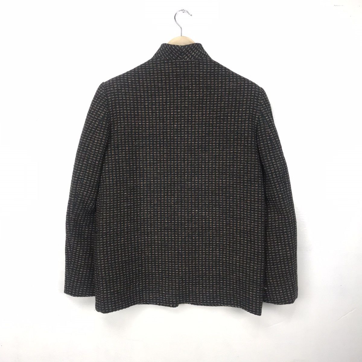 Max Mara Vintage Max Mara sportmax Tweed Knitted Buttom jacket Size M / US 6-8 / IT 42-44 - 7 Thumbnail