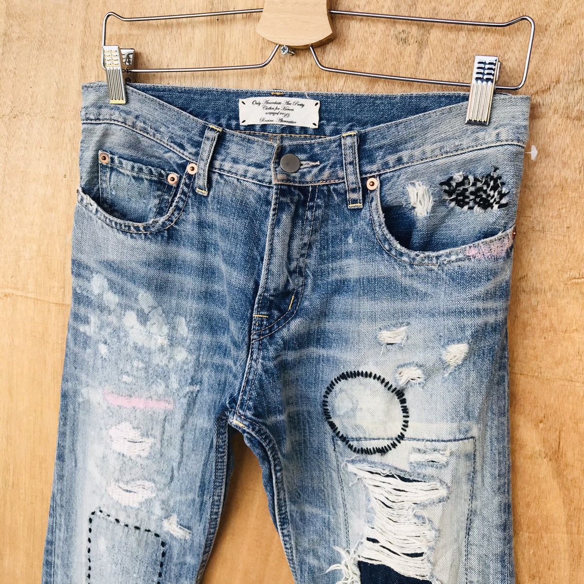 Seditionaries RNA slang anarchist distressed seditionaries style denim Size US 28 / EU 44 - 8 Thumbnail