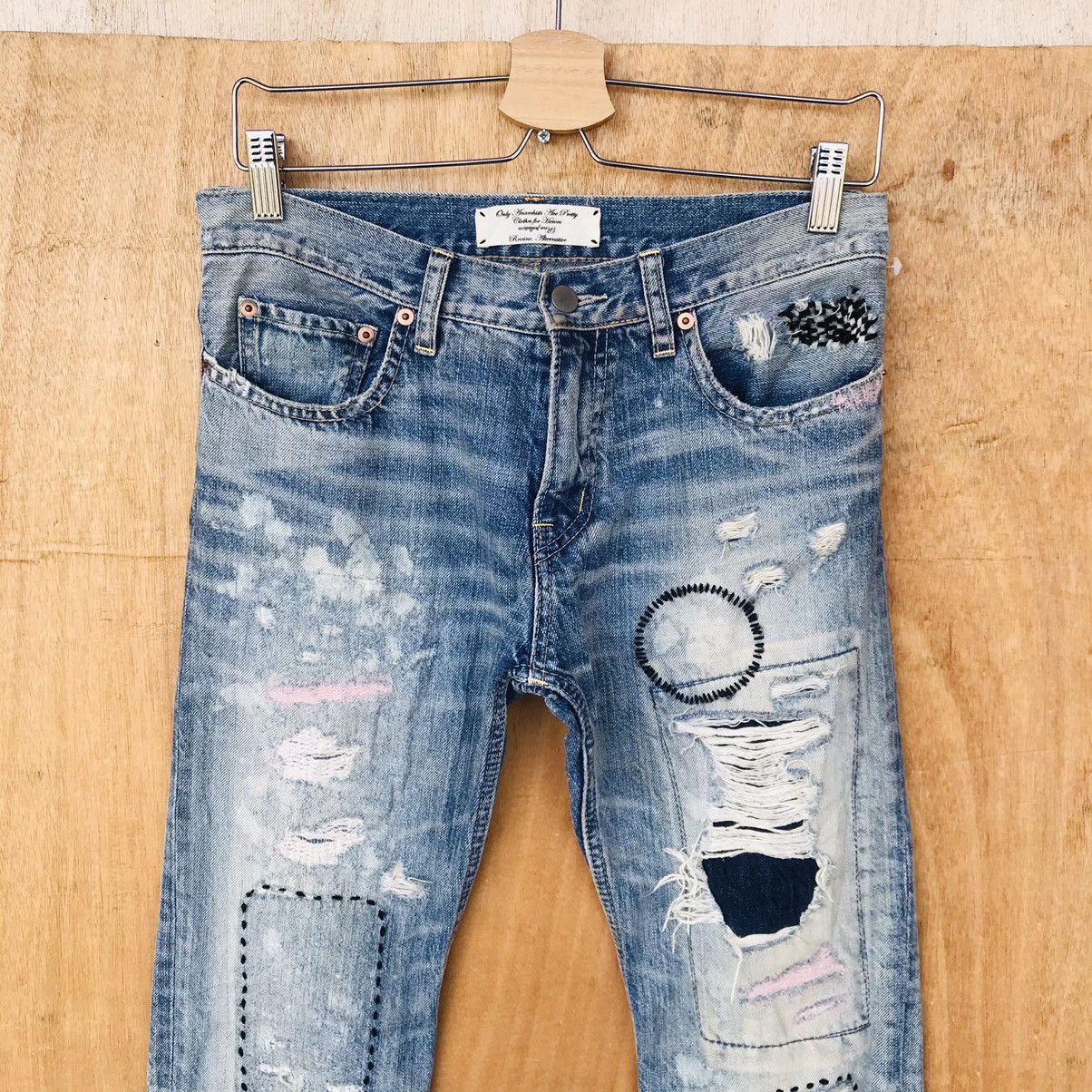 Seditionaries RNA slang anarchist distressed seditionaries style denim Size US 28 / EU 44 - 6 Thumbnail