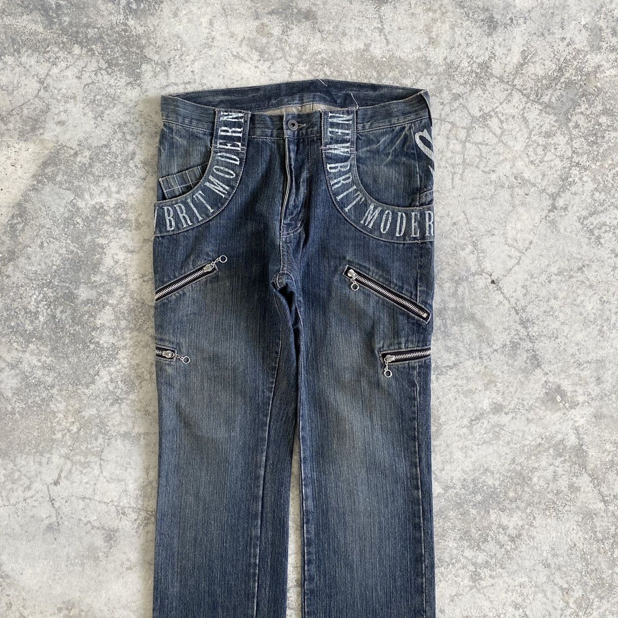 Japanese Brand Edge Rupert Japan New Brit Modern Slim Jeans Size US 31 - 4 Thumbnail