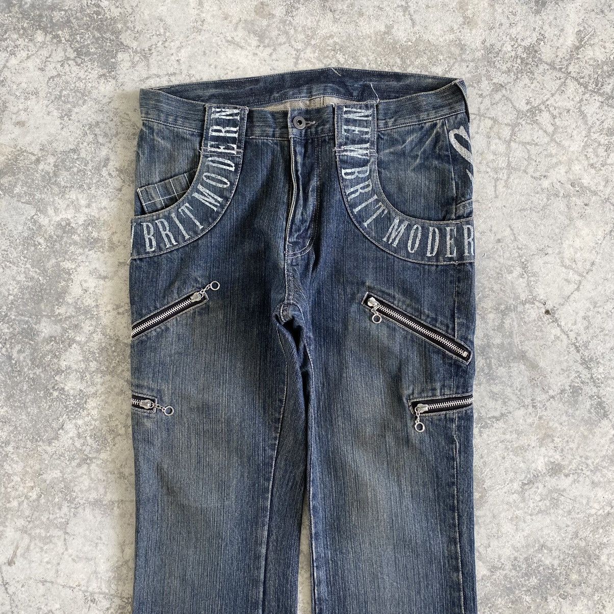 Japanese Brand Edge Rupert Japan New Brit Modern Slim Jeans Size US 31 - 2 Thumbnail
