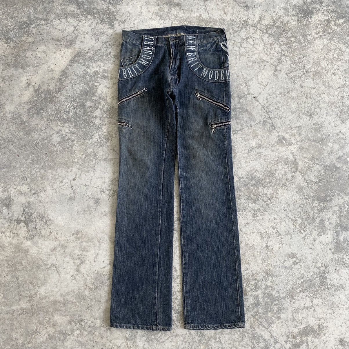 Japanese Brand Edge Rupert Japan New Brit Modern Slim Jeans Size US 31 - 1 Thumbnail