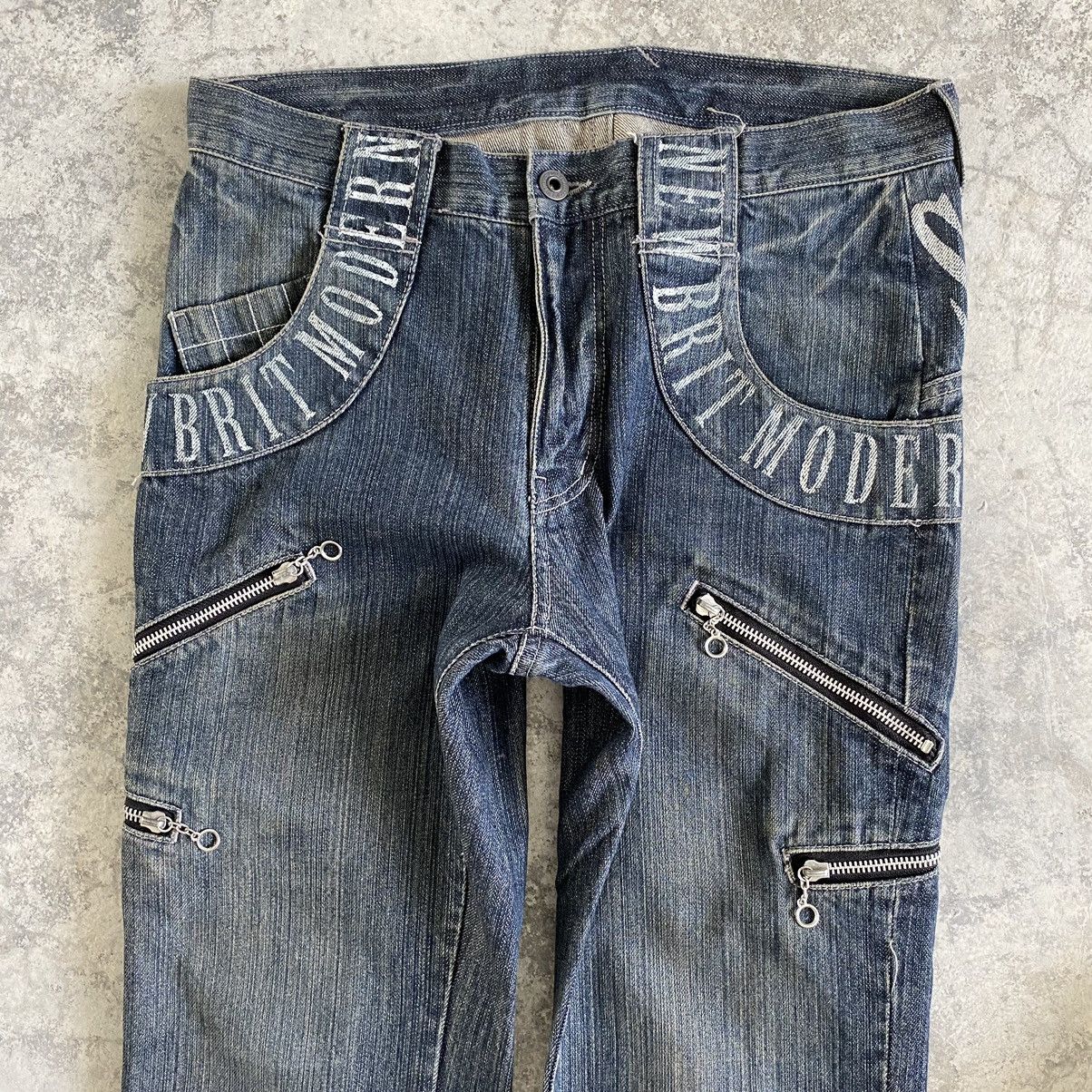 Japanese Brand Edge Rupert Japan New Brit Modern Slim Jeans Size US 31 - 10 Thumbnail