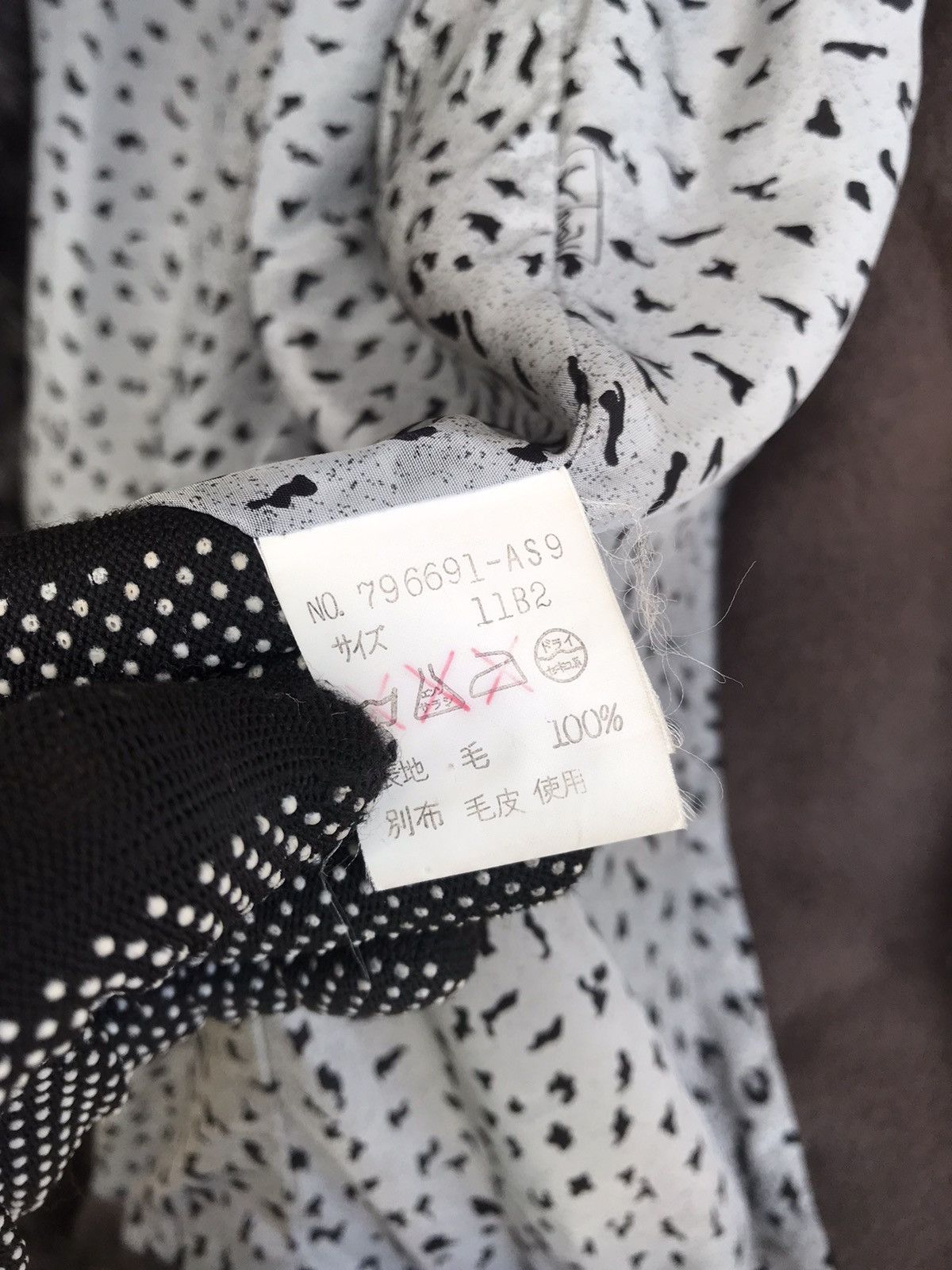 Japanese Brand × Karl Kani Karl Kani Mink Fur Cape cloak Coat Wool unbuttomed Size US L / EU 52-54 / 3 - 8 Thumbnail
